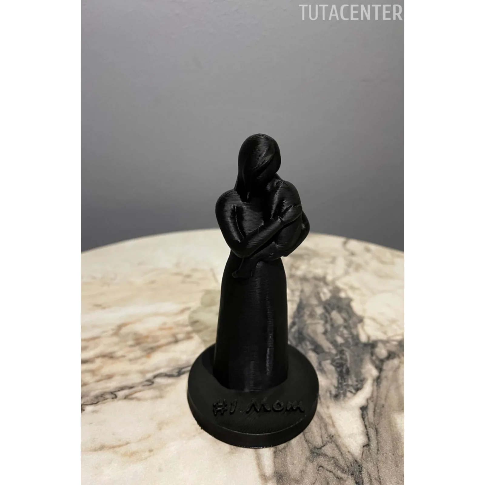 1 Numaralı Anne Ve Bebek Dekoratif Biblo( Anneler Günü, Yeni Doğan Hediyesi )