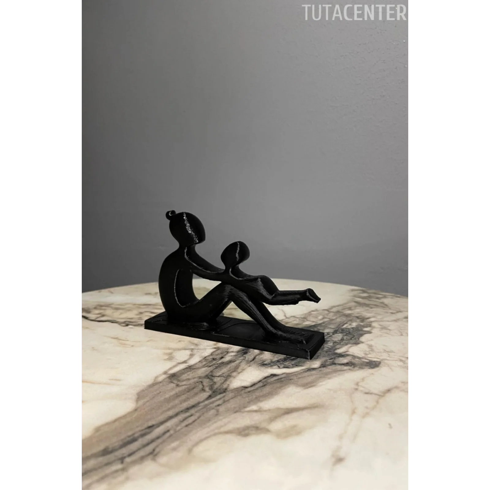 Anne Ve Çocuk Sevgi Dolu Dekoratif Biblo Çocuk Sallayan Anne Figür( Anneler Günü Hediyesi )