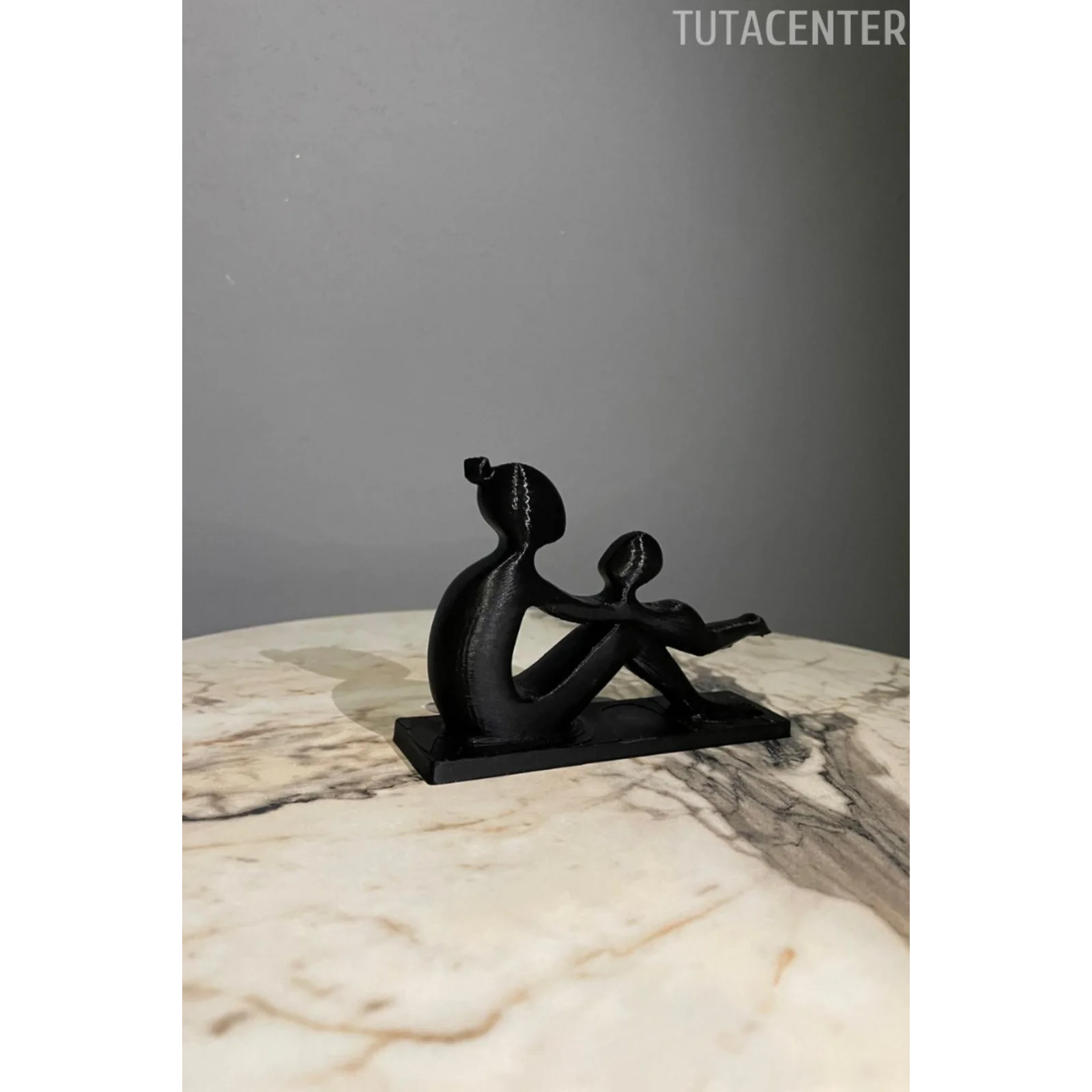 Anne Ve Çocuk Sevgi Dolu Dekoratif Biblo Çocuk Sallayan Anne Figür( Anneler Günü Hediyesi )