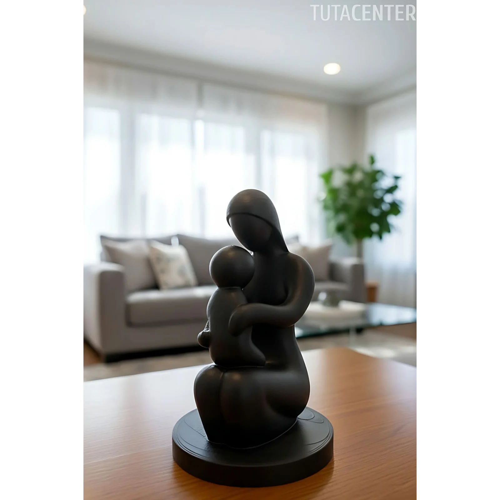 Bebeğini Tutan Anne Ilk Kucaklaşma Dekoratif Biblo Anne Ve Bebek Biblo( Anneler Günü Hediyesi )