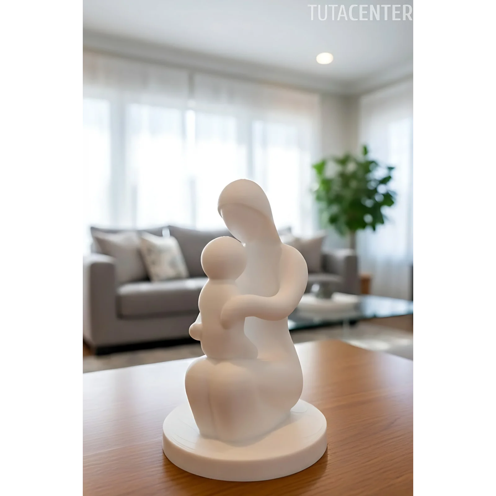 Bebeğini Tutan Anne Ilk Kucaklaşma Dekoratif Biblo Anne Ve Bebek Biblo( Anneler Günü Hediyesi )