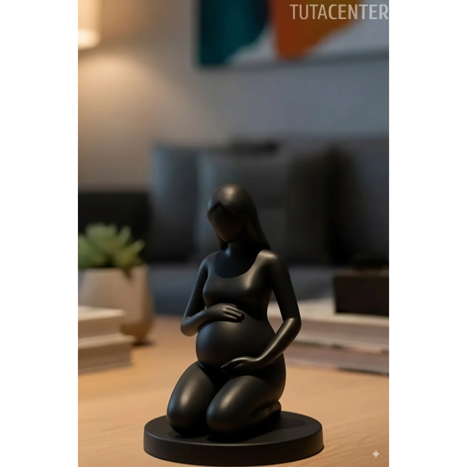 Minik Mutluluk Hamile Anne Dekoratif Biblo( Anneler Günü Hediyesi )