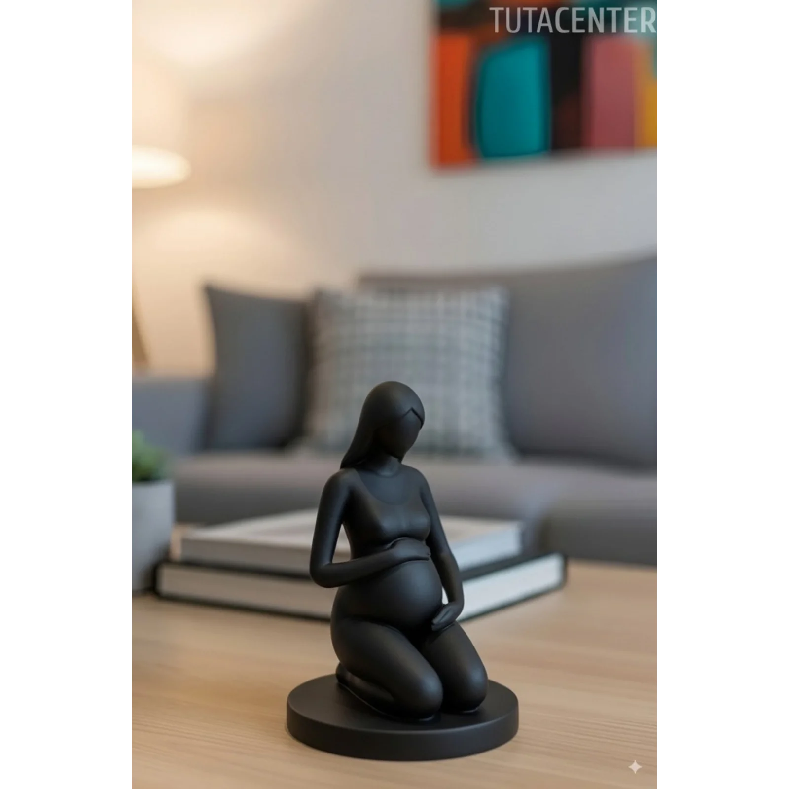 Minik Mutluluk Hamile Anne Dekoratif Biblo( Anneler Günü Hediyesi )