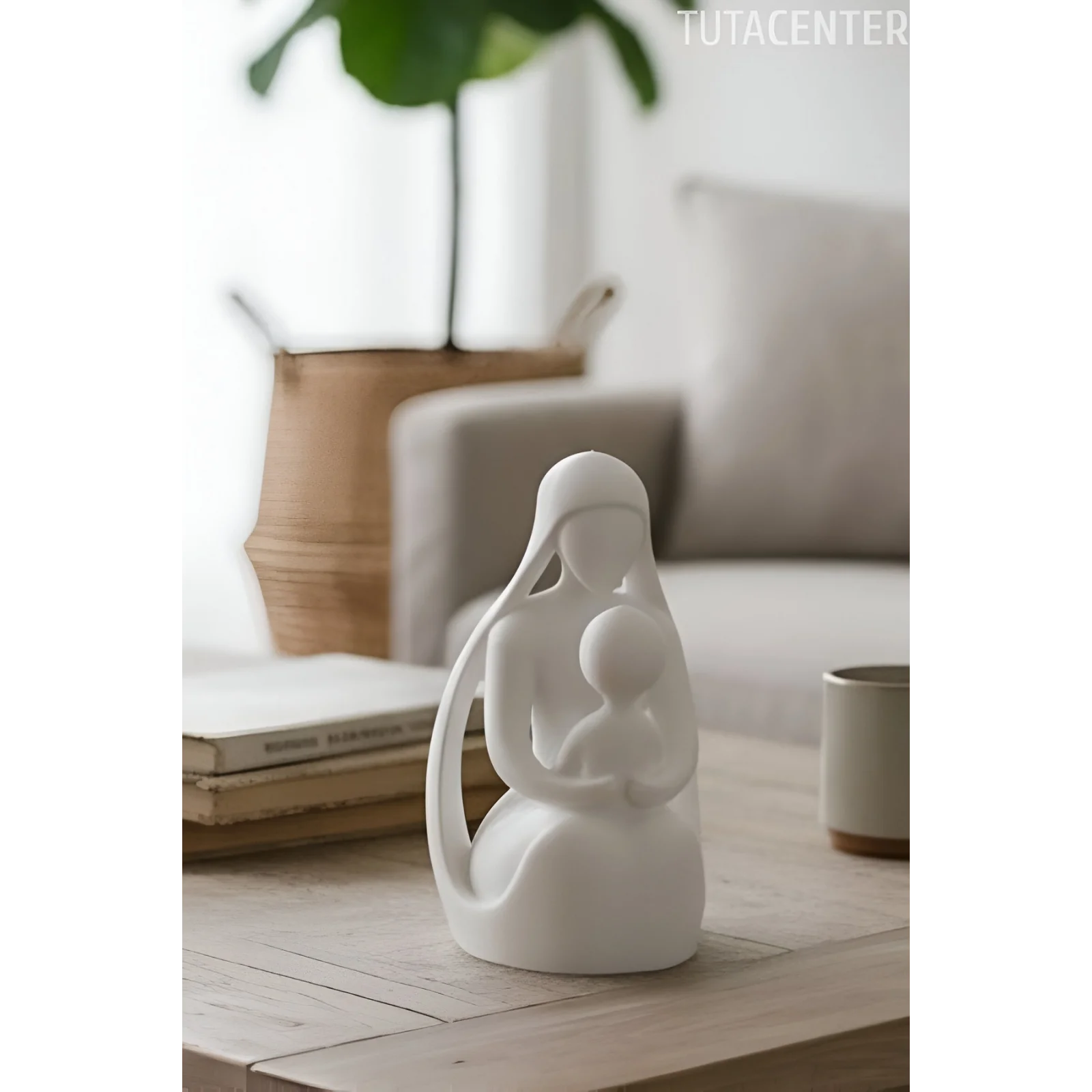 Dekoratif Anne Ve Çocuk Figür Anneler Günü Hediyeli Dekoratif Biblo( Anneler Günü Hediyesi )