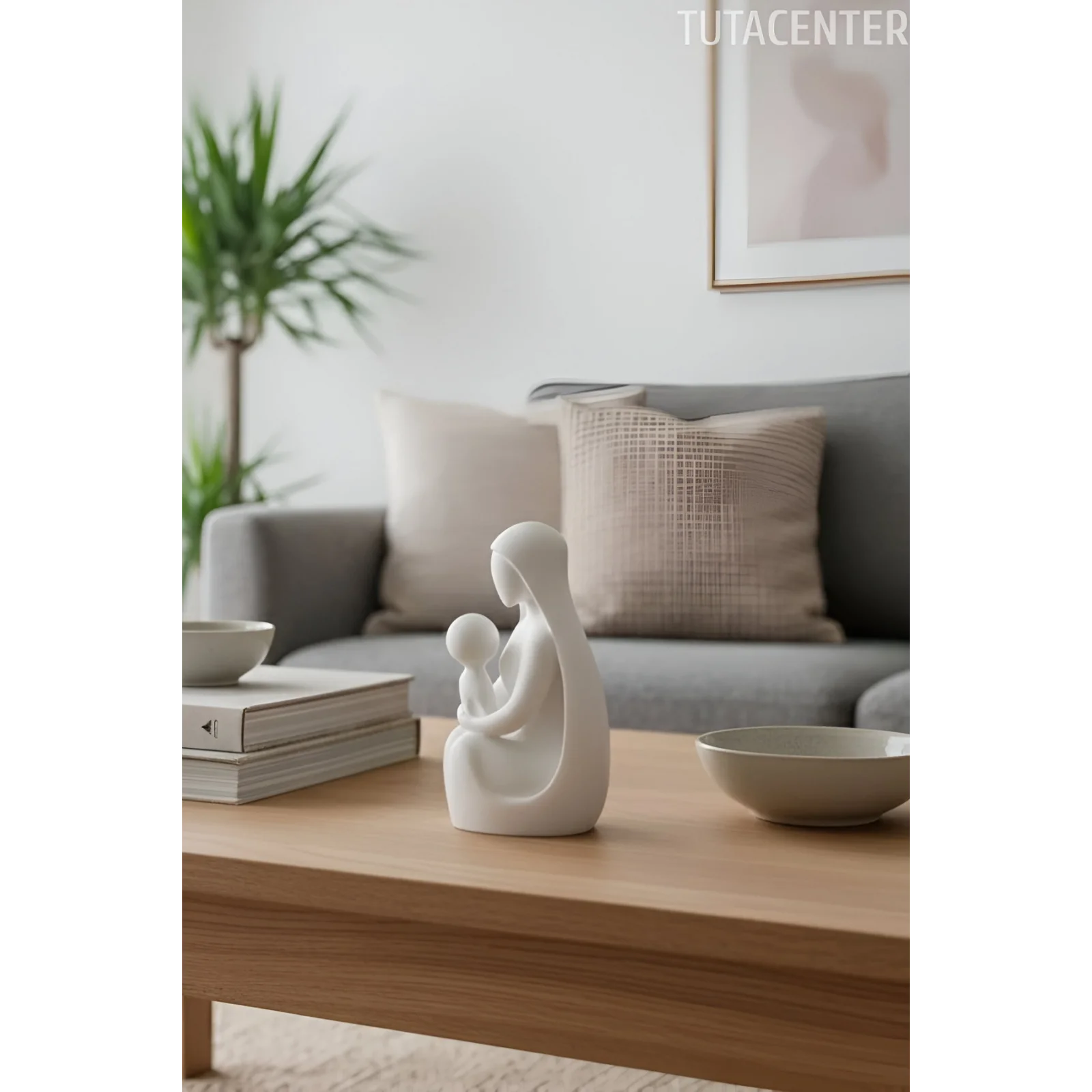 Dekoratif Anne Ve Çocuk Figür Anneler Günü Hediyeli Dekoratif Biblo( Anneler Günü Hediyesi )