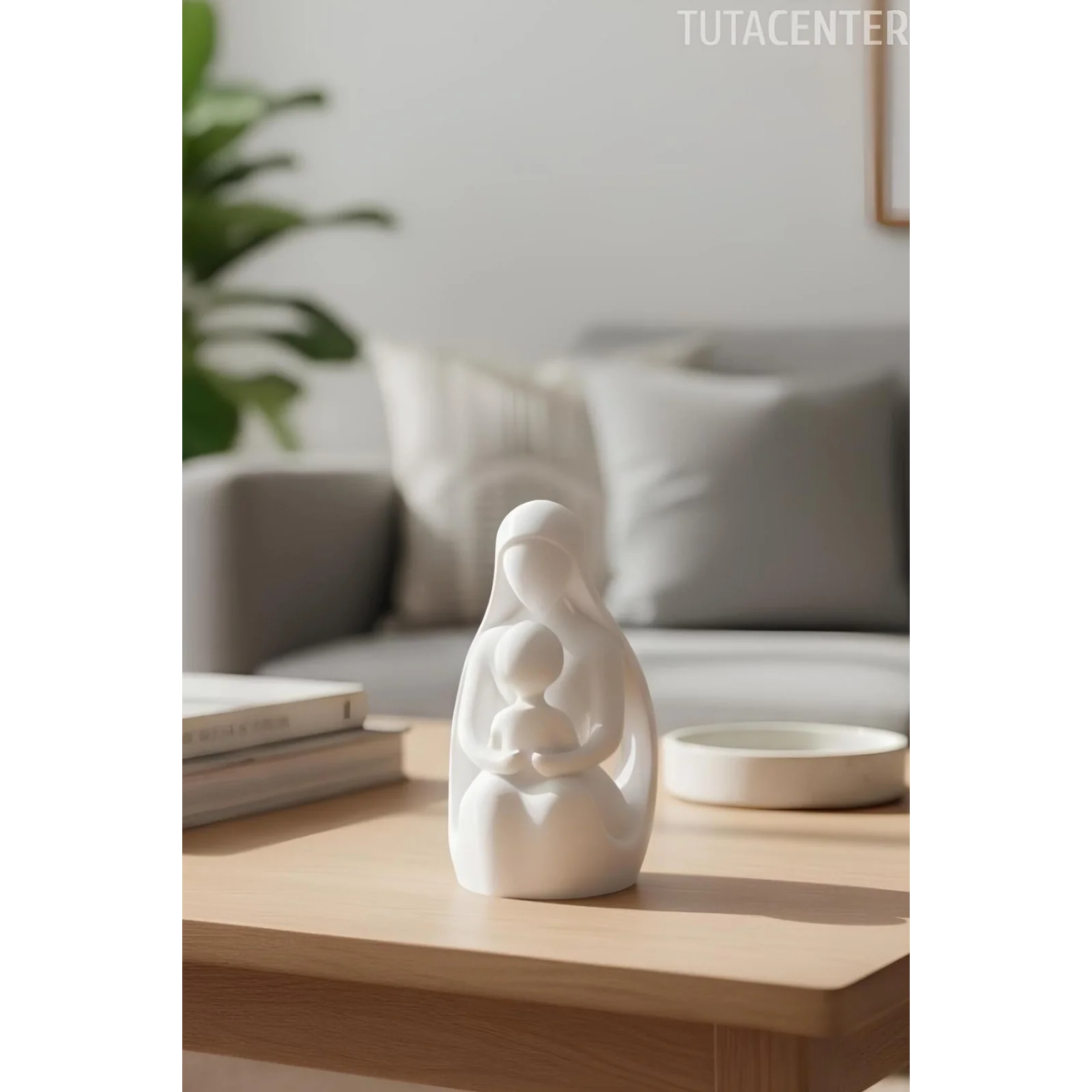 Dekoratif Anne Ve Çocuk Figür Anneler Günü Hediyeli Dekoratif Biblo( Anneler Günü Hediyesi )