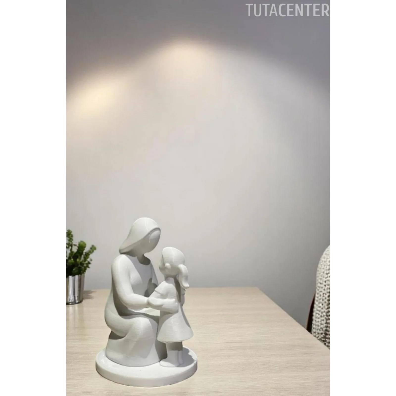 Anne Ve Kız Çocuk Bağları Dekoratif Biblo Anne Ve Kız Çocuk Figür( Anneler Günü Hediyesi )