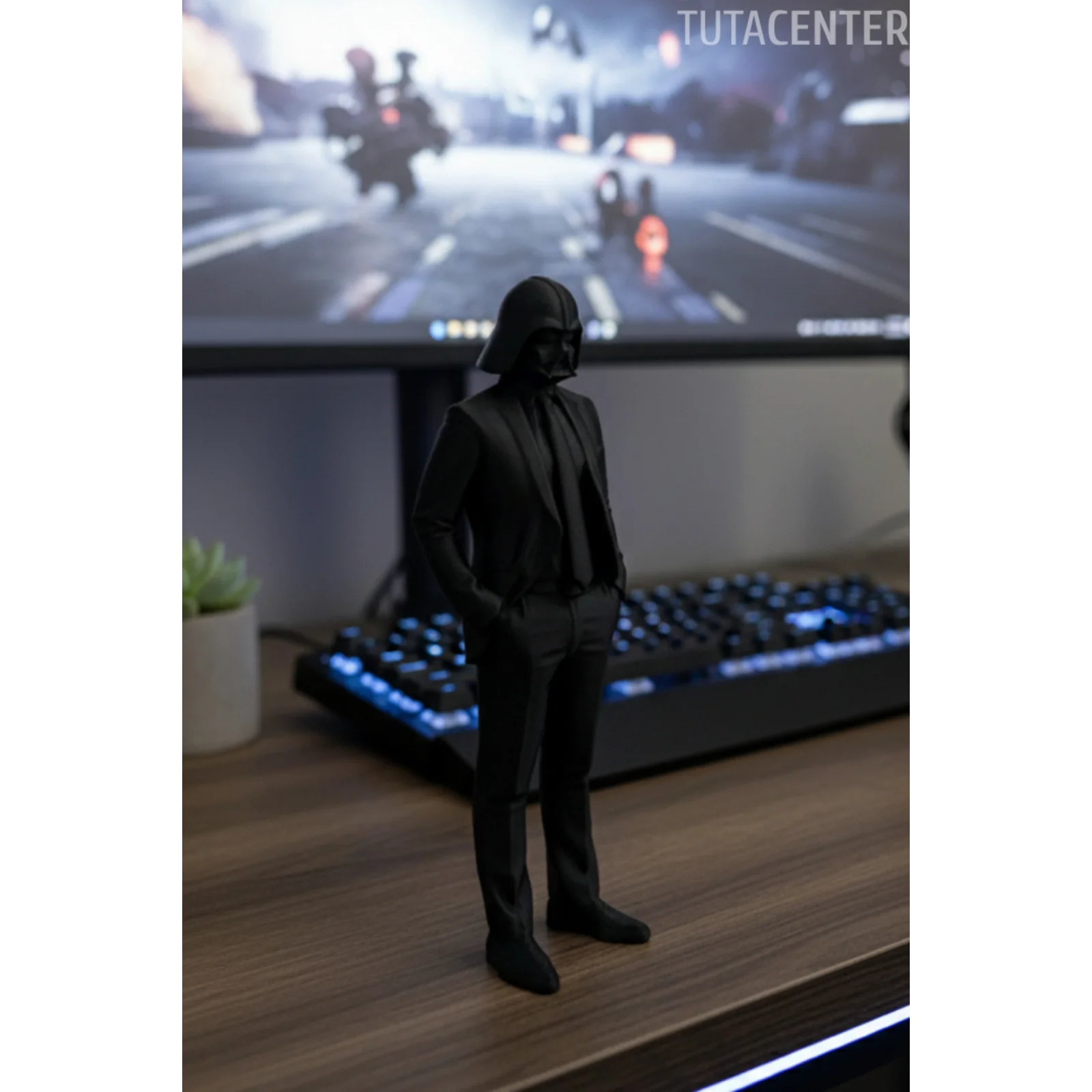 Takım Elbiseli Darth Vader Figür Biblo ( Starwars Darth Vader Biblo ) 15cm