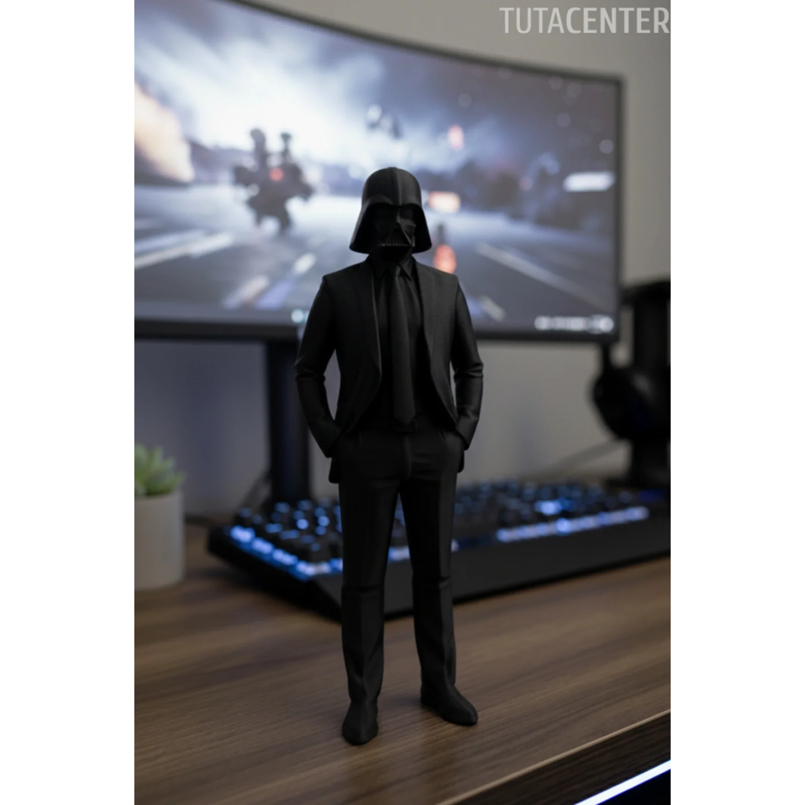 Takım Elbiseli Darth Vader Figür Biblo ( Starwars Darth Vader Biblo ) 15cm