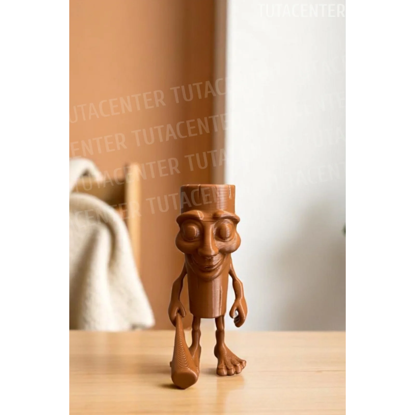 Tung Tung Sahur Brainrot Figür Tiktok Ai Karakter Meme Figür