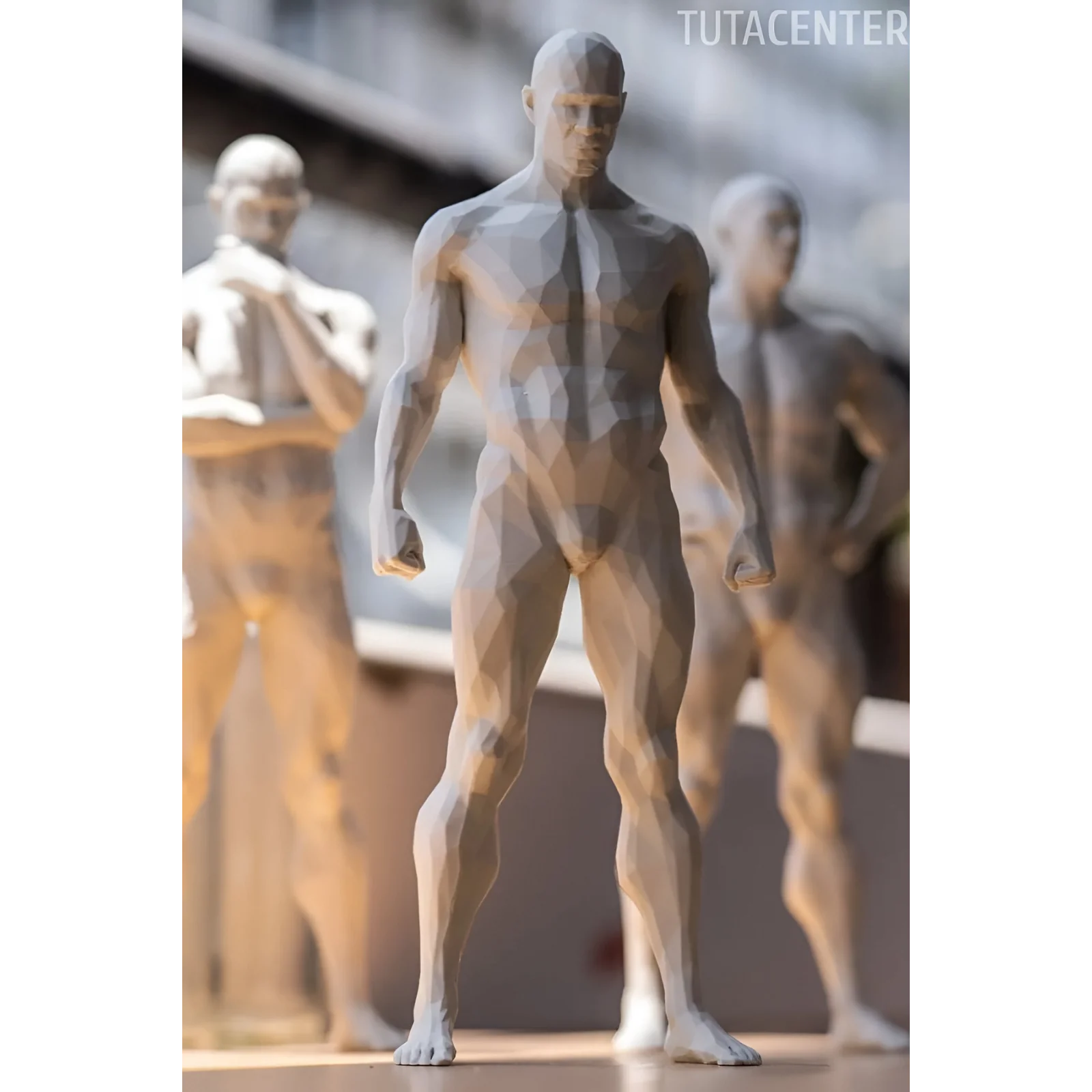 Tehlikeli Adamlar Biblo - Kaslı Erkek Figürü - 3lü Çete Biblosu. Ev ve Spor Salonu Dekorasyonu