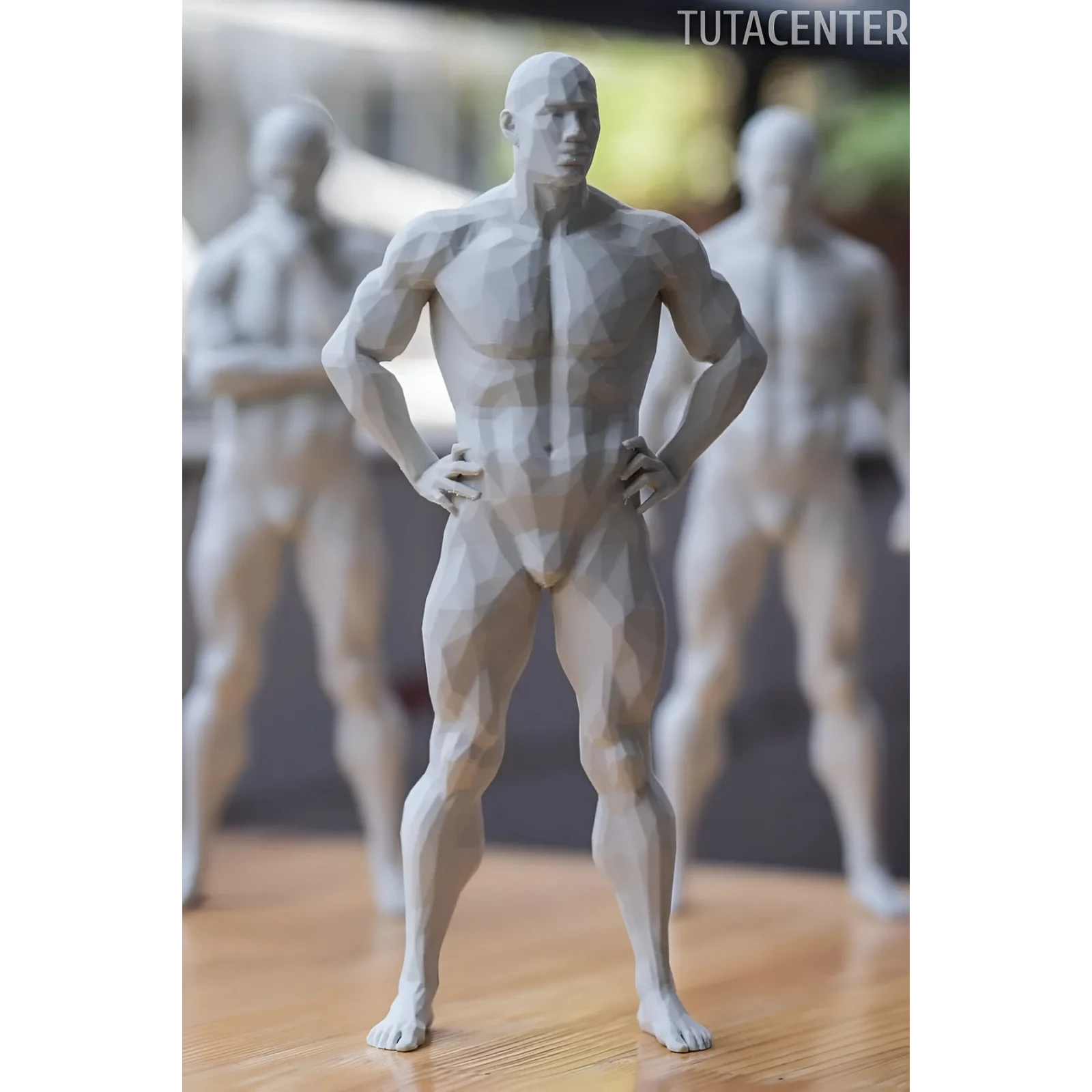 Tehlikeli Adamlar Biblo - Kaslı Erkek Figürü - 3lü Çete Biblosu. Ev ve Spor Salonu Dekorasyonu