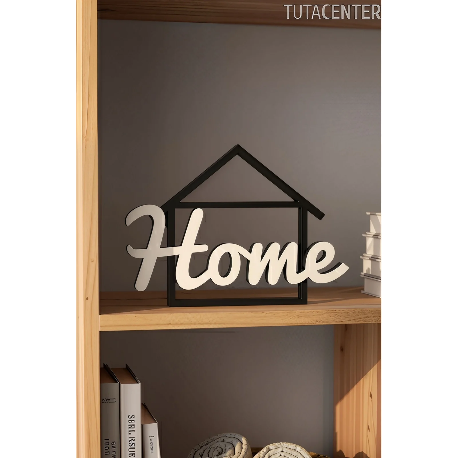 Home Yazılı Dekoratif Biblo Masaüstü Dekor, Raf ve Tv Ünitesi Dekorasyonu. Ev Dekorasyonu