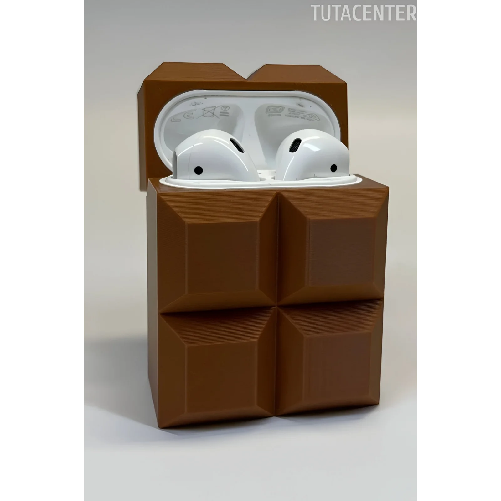 AİRPODS 2.NESİL ÇİKOLATA TASARIMLI KILIF - Çikolata Görünümlü Airpods Kulaklık Kılıfı