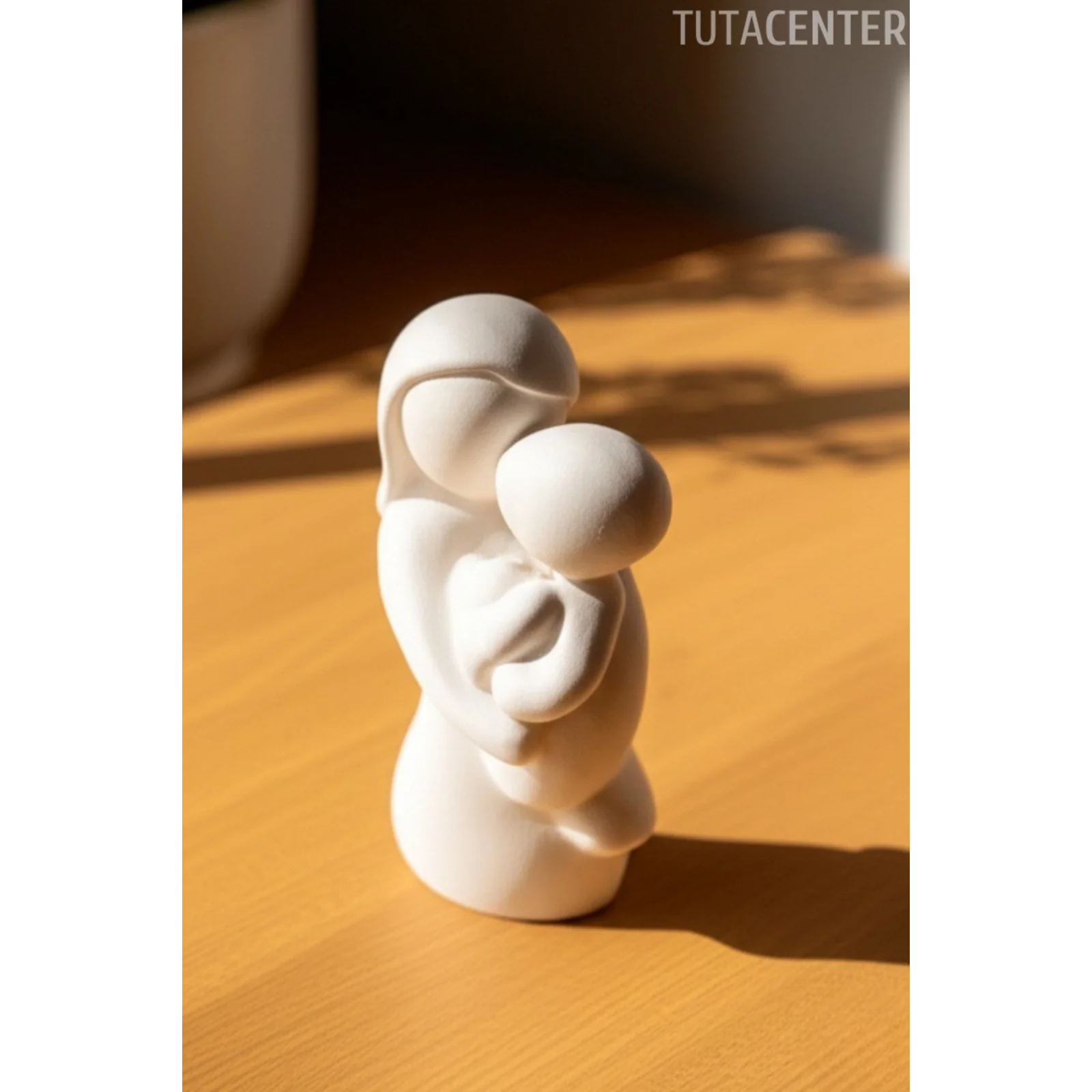 Anne Sevgisi Anne Ve Çocuk Kucaklaşma Dekoratif Biblo (Ev ve çocuk odası dekorasyonu)