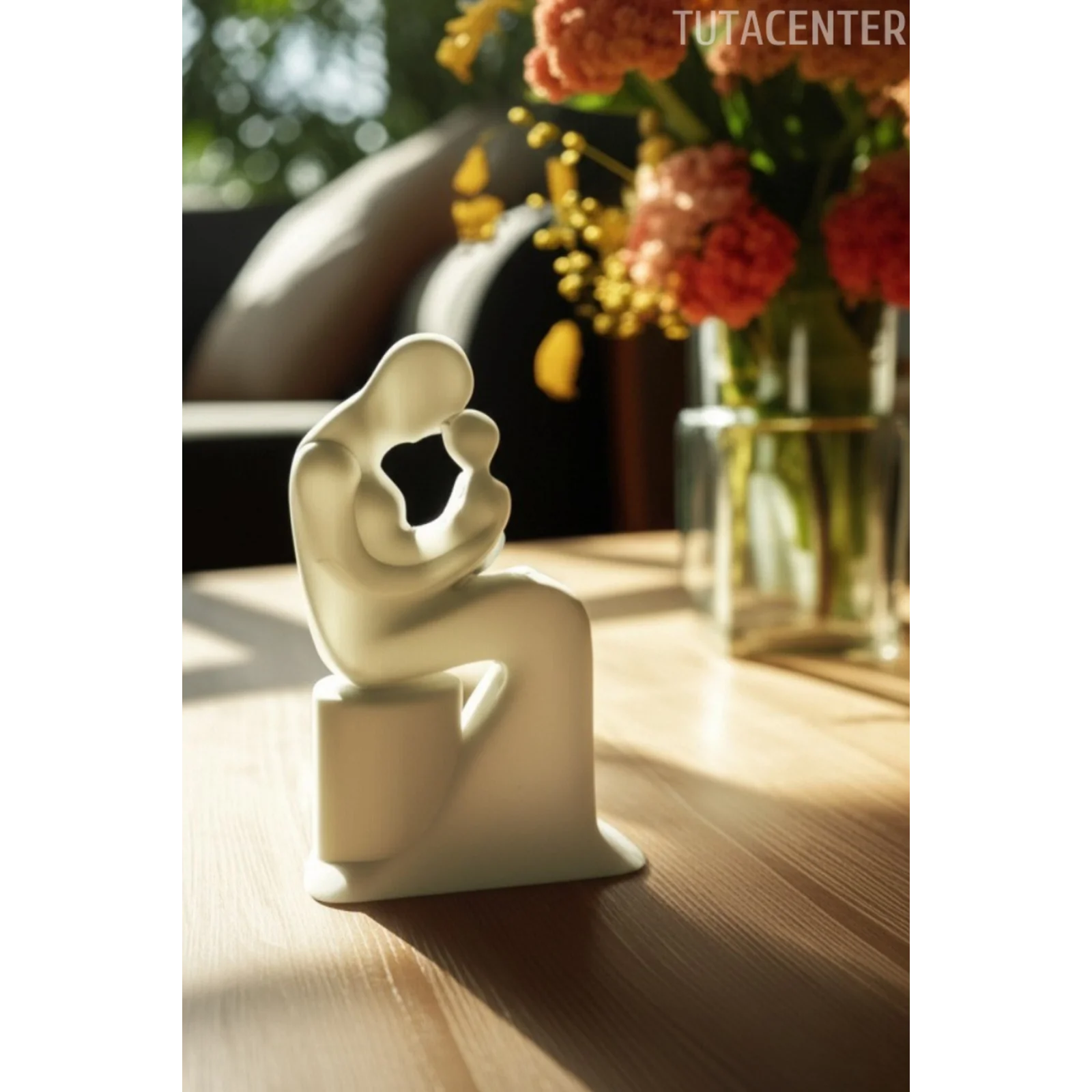 Anne Çocuk Kırılmaz Bağ Dekoratif Biblo (Ev ve çocuk odası dekorasyonu)