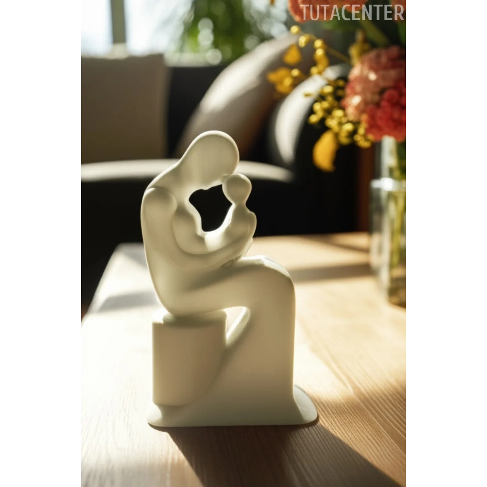 Anne Çocuk Kırılmaz Bağ Dekoratif Biblo (Ev ve çocuk odası dekorasyonu)