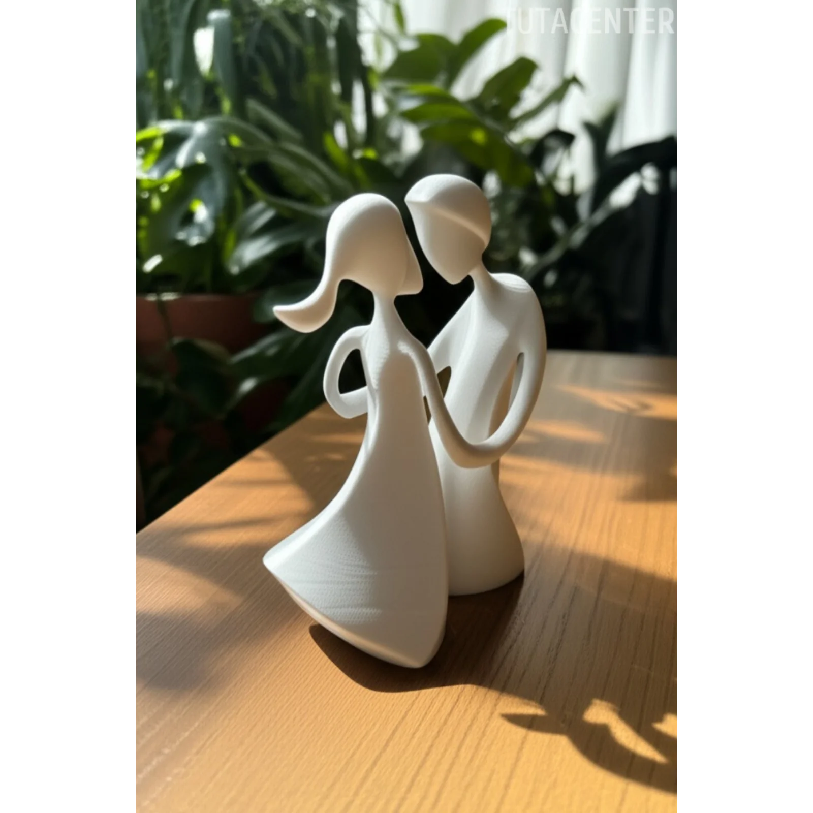 Romantik Çift Biblo Dans Eden Kadın Ve Erkek Biblo İskandinav Tarzı Biblo Ev Dekorasyon