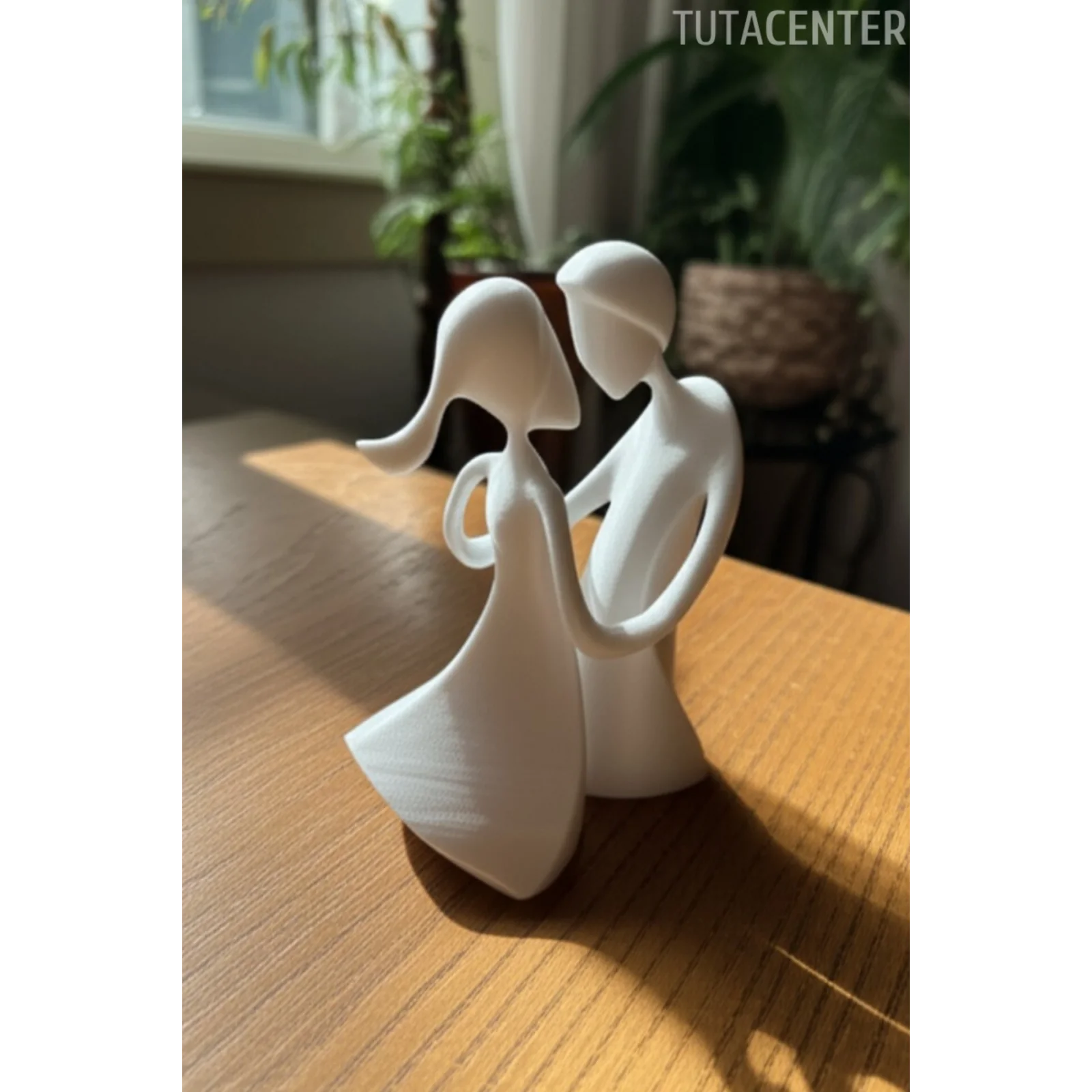 Romantik Çift Biblo Dans Eden Kadın Ve Erkek Biblo İskandinav Tarzı Biblo Ev Dekorasyon