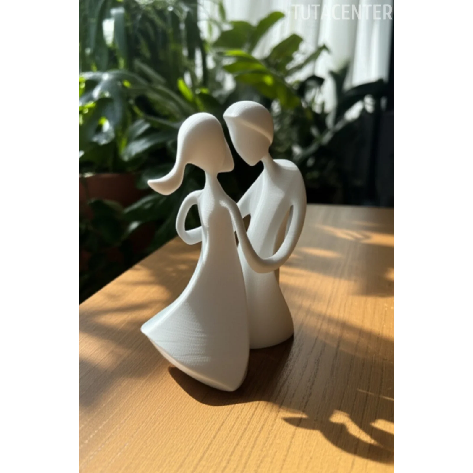 Romantik Çift Biblo Dans Eden Kadın Ve Erkek Biblo İskandinav Tarzı Biblo Ev Dekorasyon