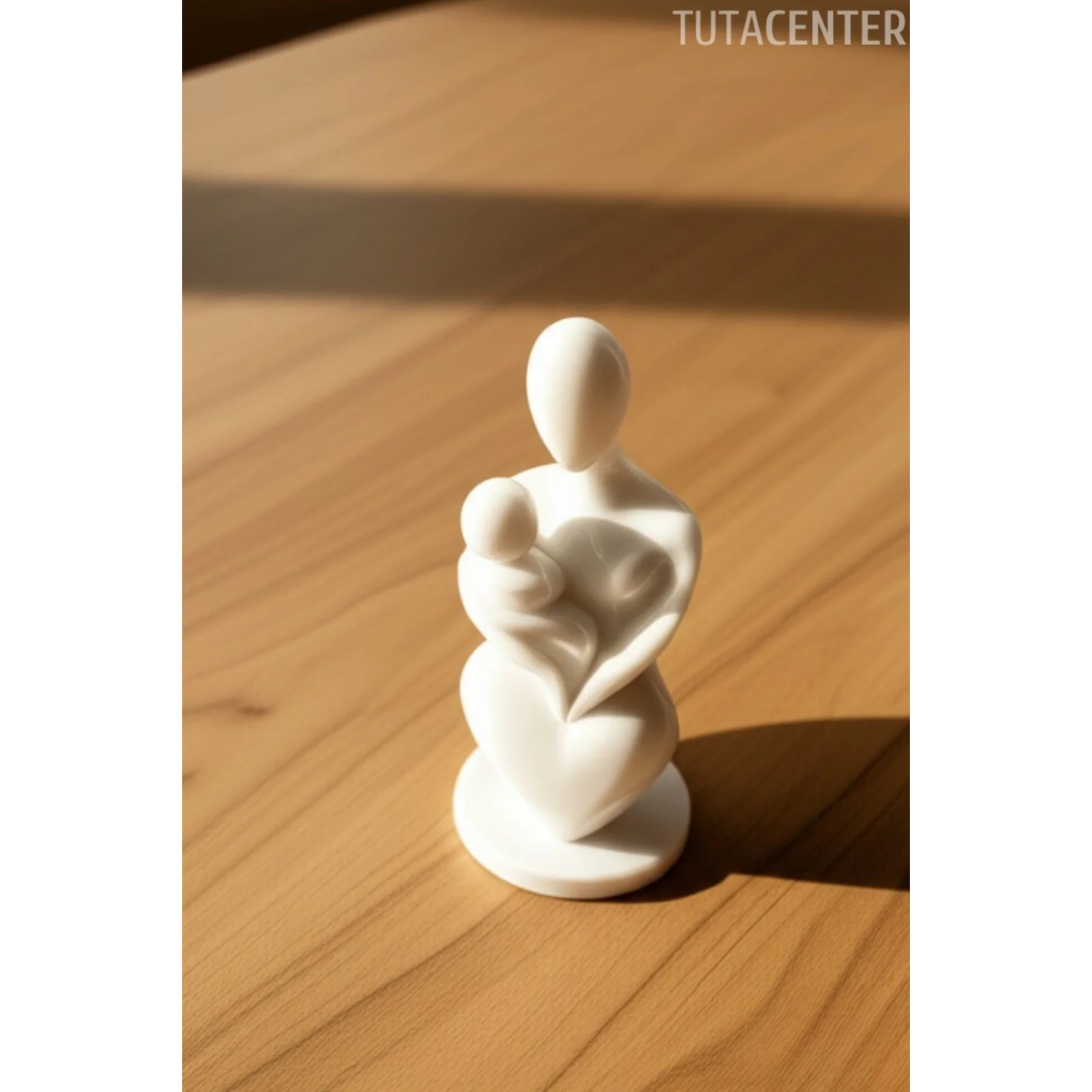 Anne Ve Bebek Mutlu Anlar İskandinav Tarzı Biblo Ev Dekorasyon