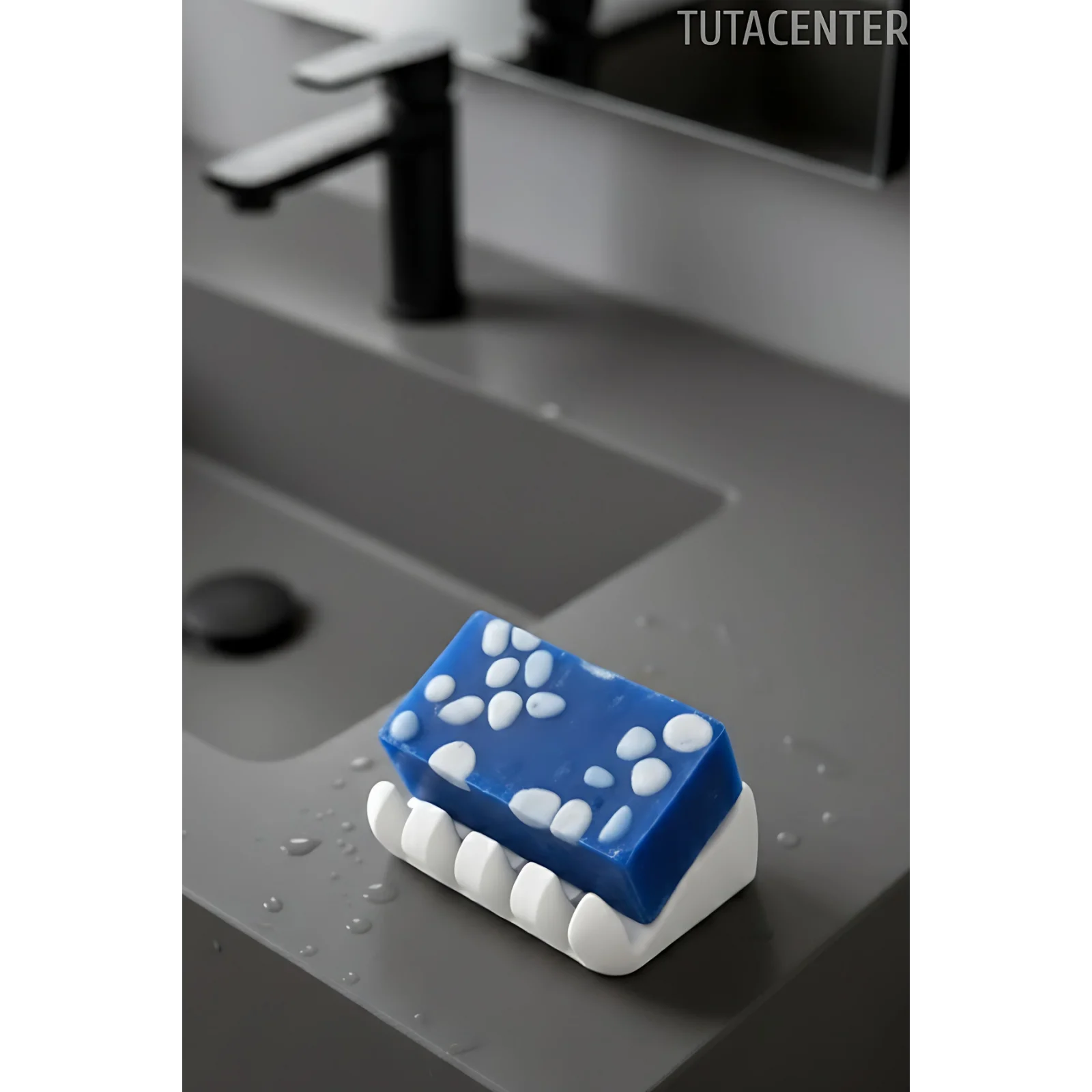 Su Tutmayan Beyaz Sabunluk – Modern Plastik Tasarım