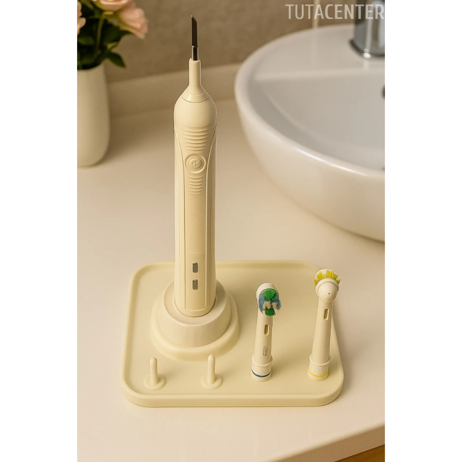Şarjlı Diş Fırçalık Tutucu Stand 5 Bölmeli