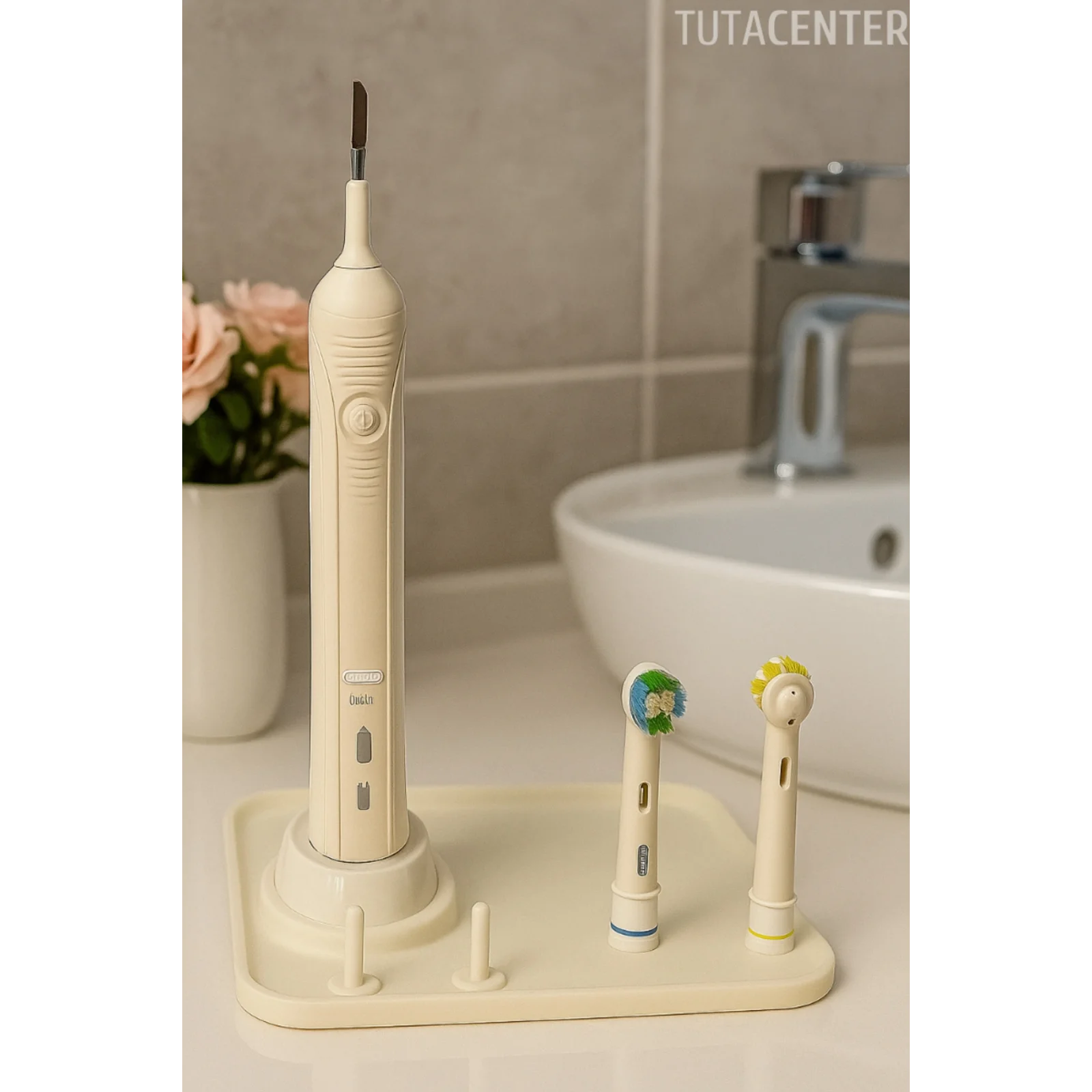 Şarjlı Diş Fırçalık Tutucu Stand 5 Bölmeli