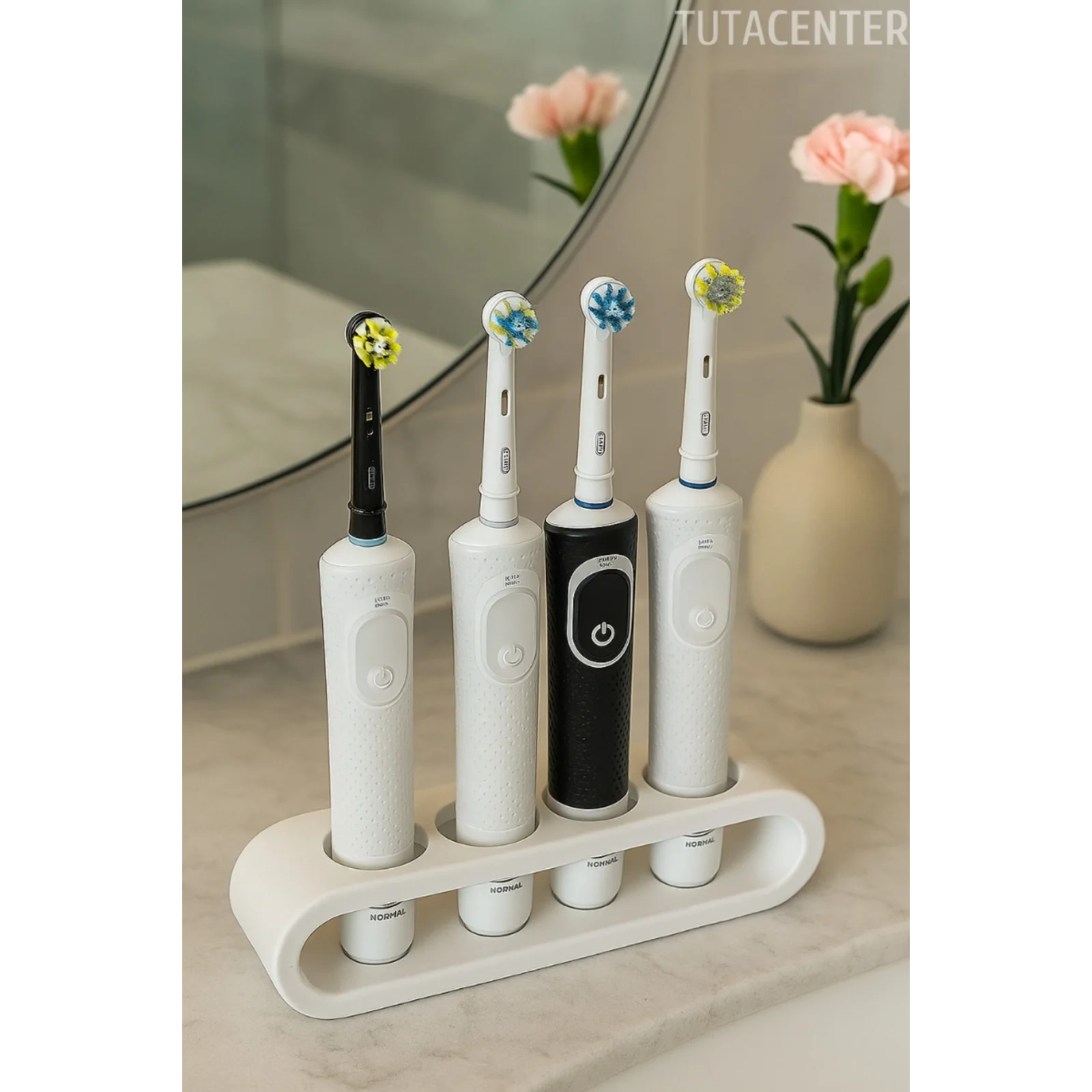 Şarjlı Diş Fırçası Standı 4lü - Modern Şık ve Pratik Çözüm