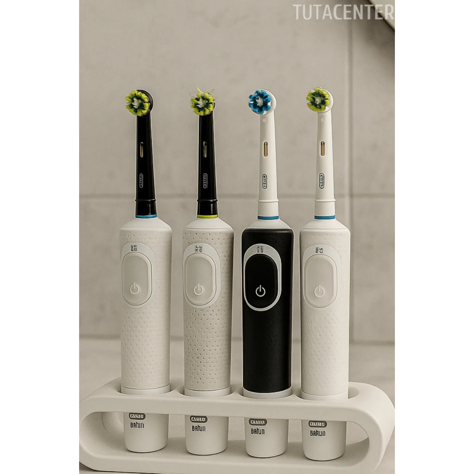 Şarjlı Diş Fırçası Standı 4lü - Modern Şık ve Pratik Çözüm