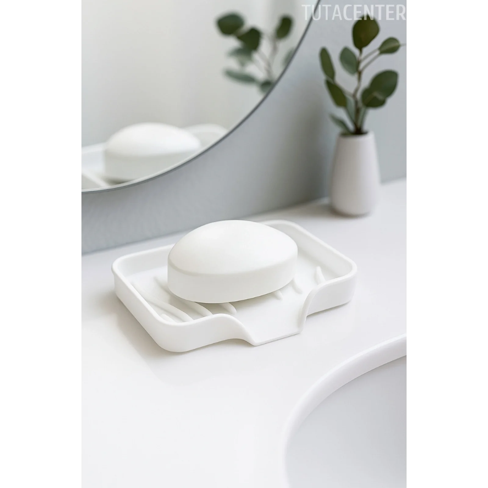 Tahliyeli Su Tutmaz Modern Katı Sabunluk