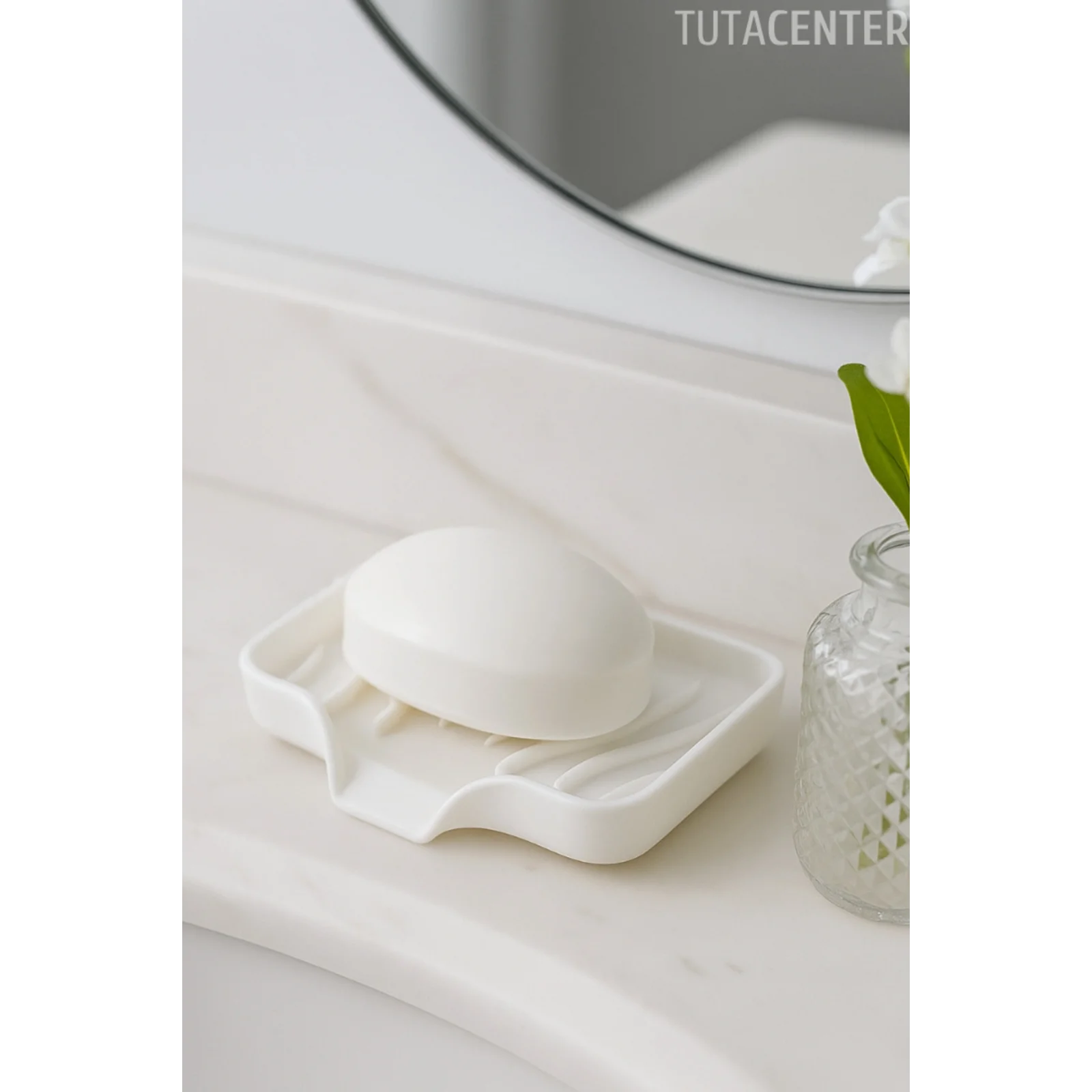 Tahliyeli Su Tutmaz Modern Katı Sabunluk