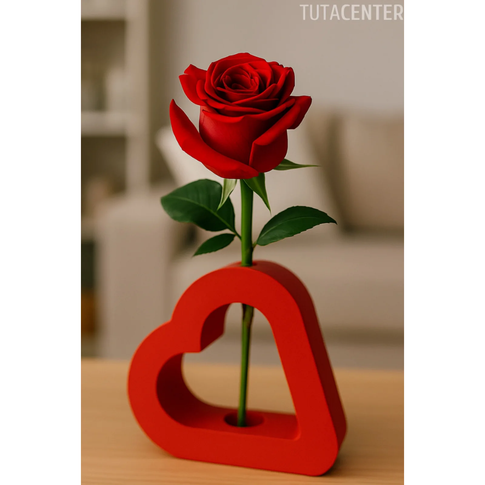 Kalp Vazo Iskandinav Romantik Kalp Vazo ( Çiçek Dahil Değildir )