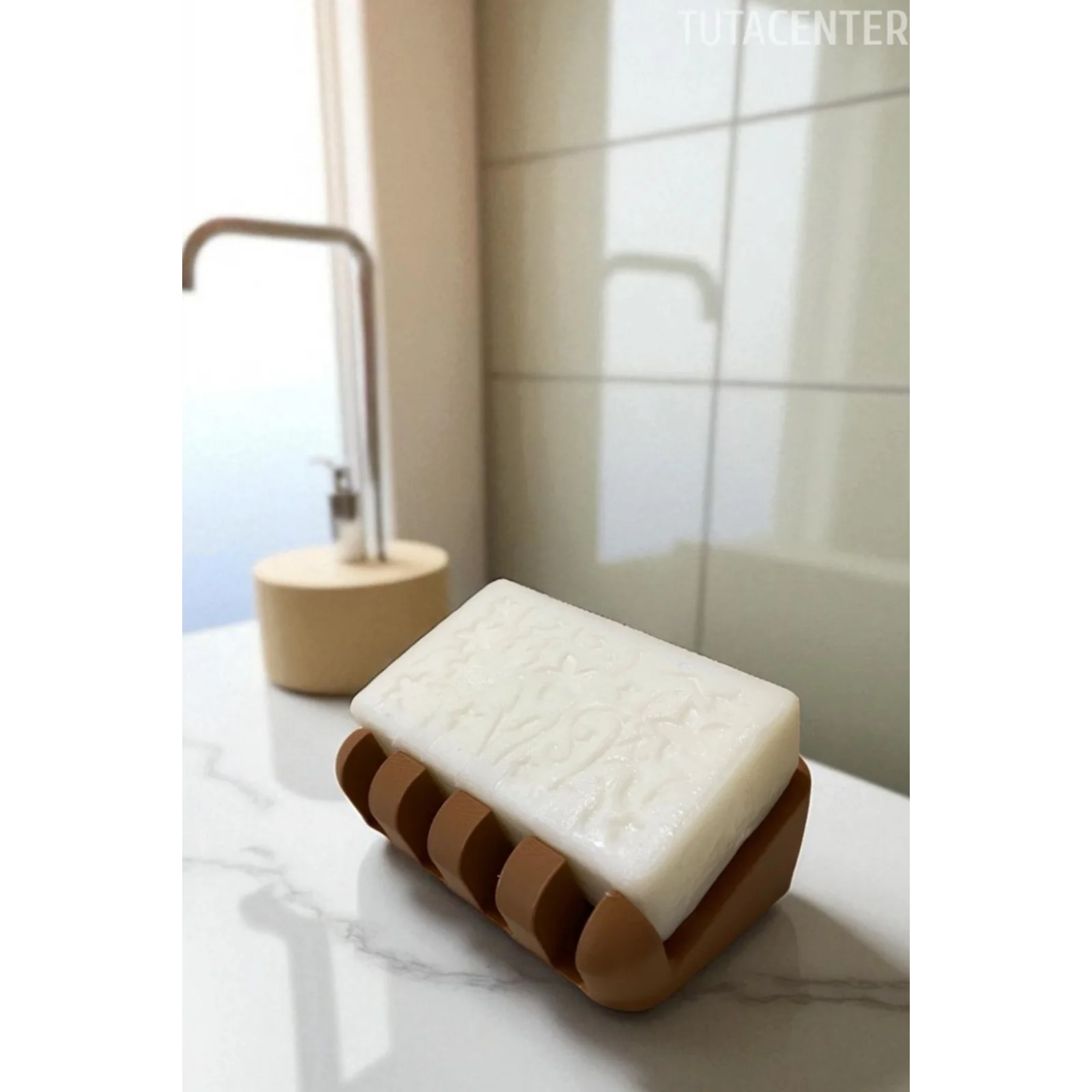 Su Tutmayan Kahverengi Sabunluk – Modern Plastik Tasarım