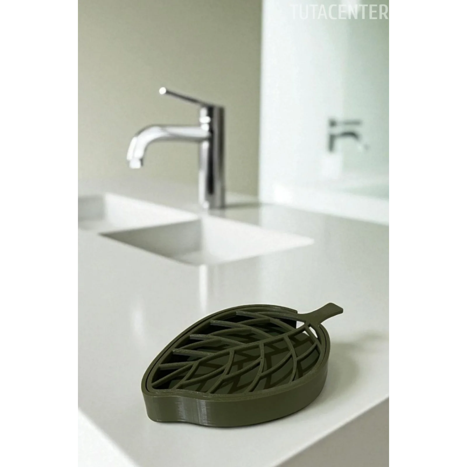 YAPRAK MODEL SABUNLUK - SU TUTMAZ SABUNLUK - TAHLİYELİ KATI SABUNLUK