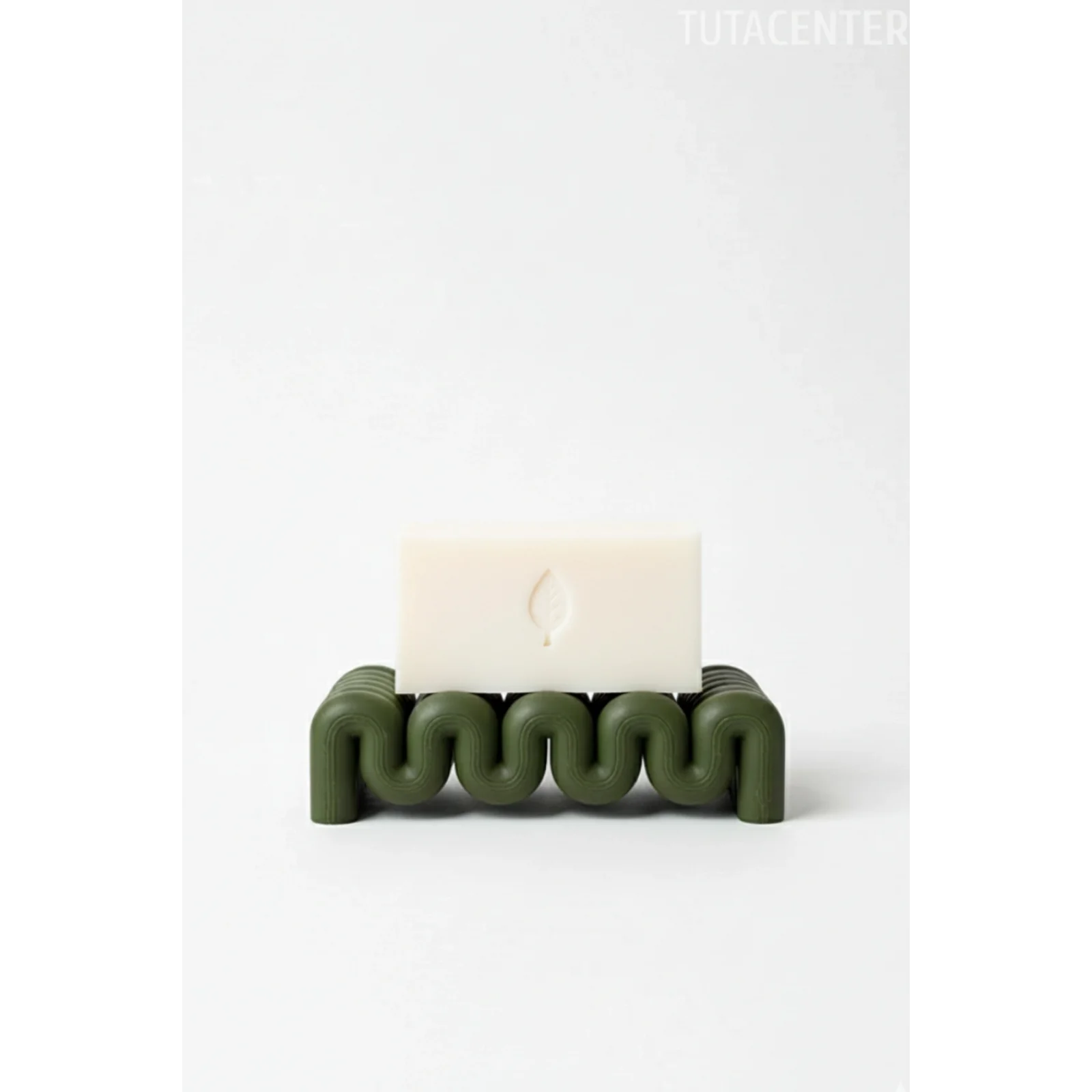 Dalga Formlu Su Tutmayan Sabunluk – Modern ve Şık Plastik Sabunluk