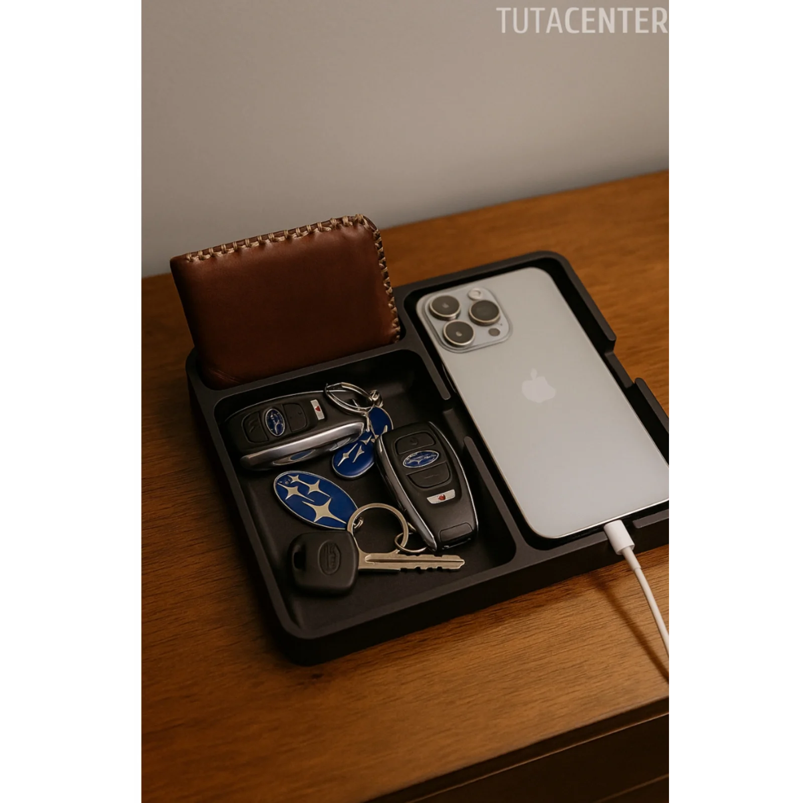 Telefon Cüzdan Ve Anahtar Tepsisi Çok Amaçlı Organizatör (Sert Plastik)