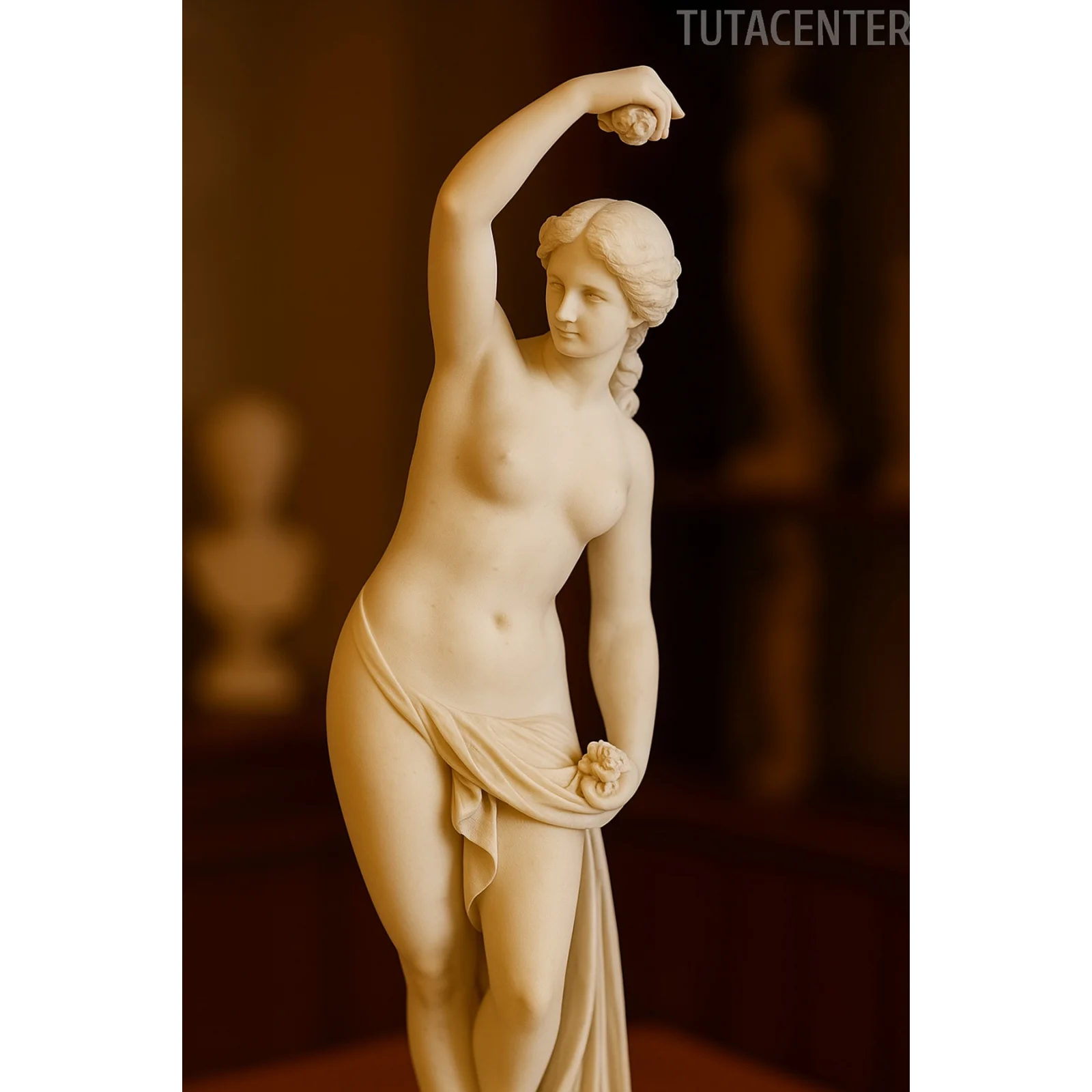 PERSEPHONE Heykel Figürü Plastik 15cm - Antik Heykel Modeli - Dekoratif Antik Heykel