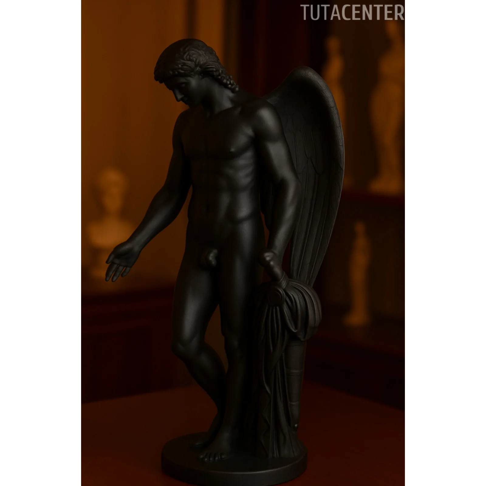 EROS Heykel Figürü Plastik 15cm - Antik Heykel Modeli - Dekoratif Antik Heykel