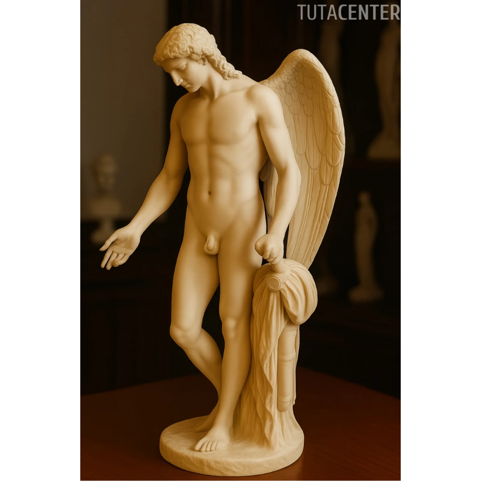 EROS Heykel Figürü Plastik 15cm - Antik Heykel Modeli - Dekoratif Antik Heykel