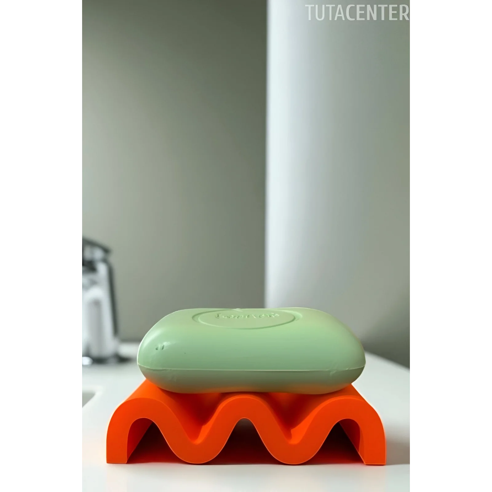 Kıvrımlı Modern Dalgalı Görünüm Sabunluk, Şık Tasarım Zarif Görünüm Plastik Sabunluk