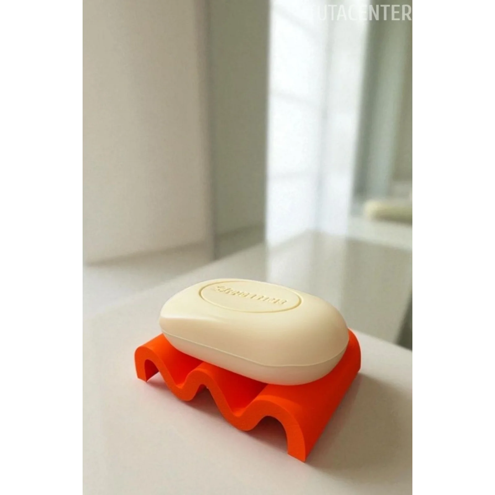 Kıvrımlı Modern Dalgalı Görünüm Sabunluk, Şık Tasarım Zarif Görünüm Plastik Sabunluk