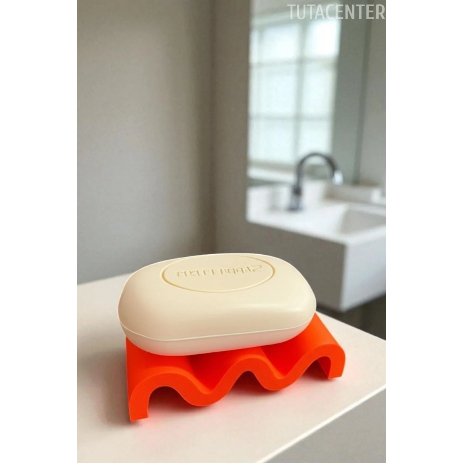 Kıvrımlı Modern Dalgalı Görünüm Sabunluk, Şık Tasarım Zarif Görünüm Plastik Sabunluk