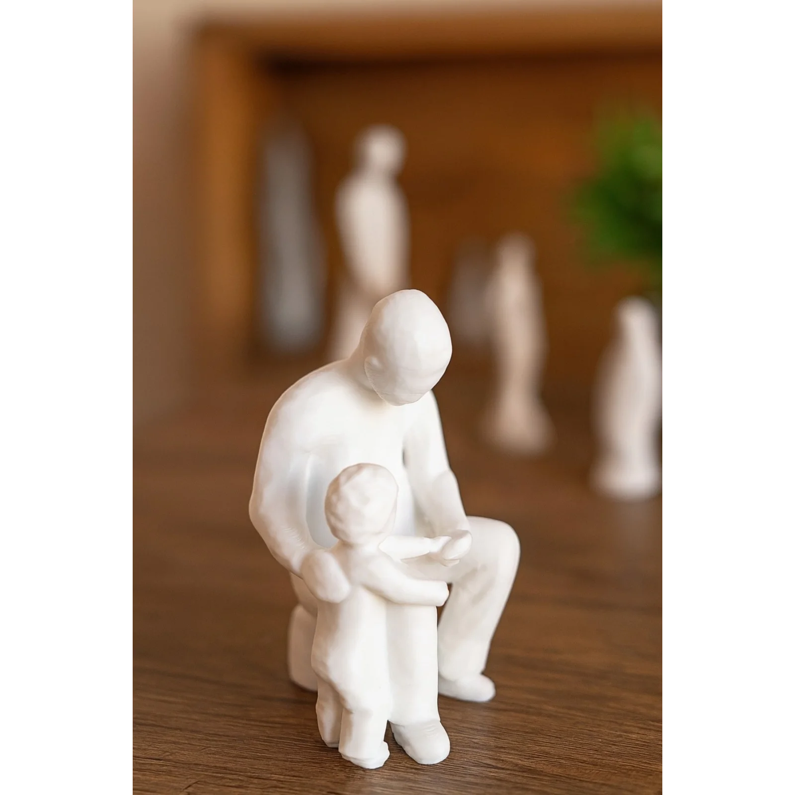 Baba ve Çocuk Biblo, Babalar Günü Hediyesi, Babaya Hediye. Anlamlı Dekoratif Baba Biblosu