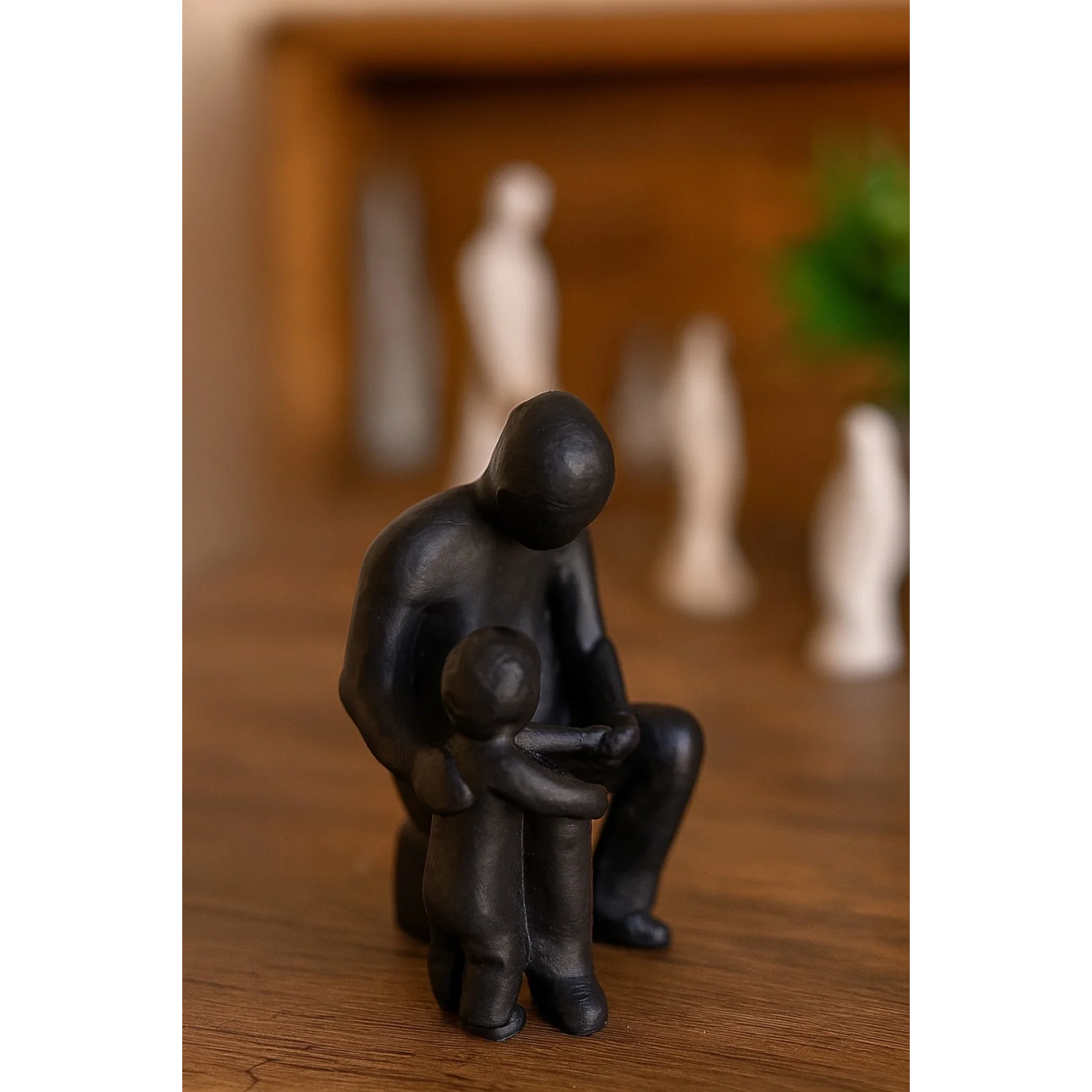 Baba ve Çocuk Biblo, Babalar Günü Hediyesi, Babaya Hediye. Anlamlı Dekoratif Baba Biblosu