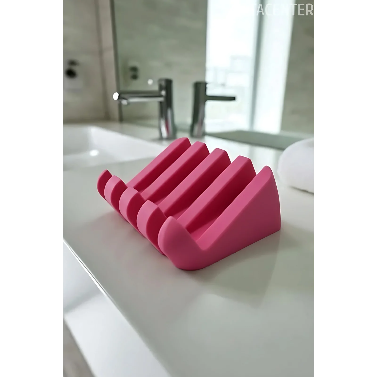 Su Tutmayan Beyaz Sabunluk – Modern Plastik Tasarım