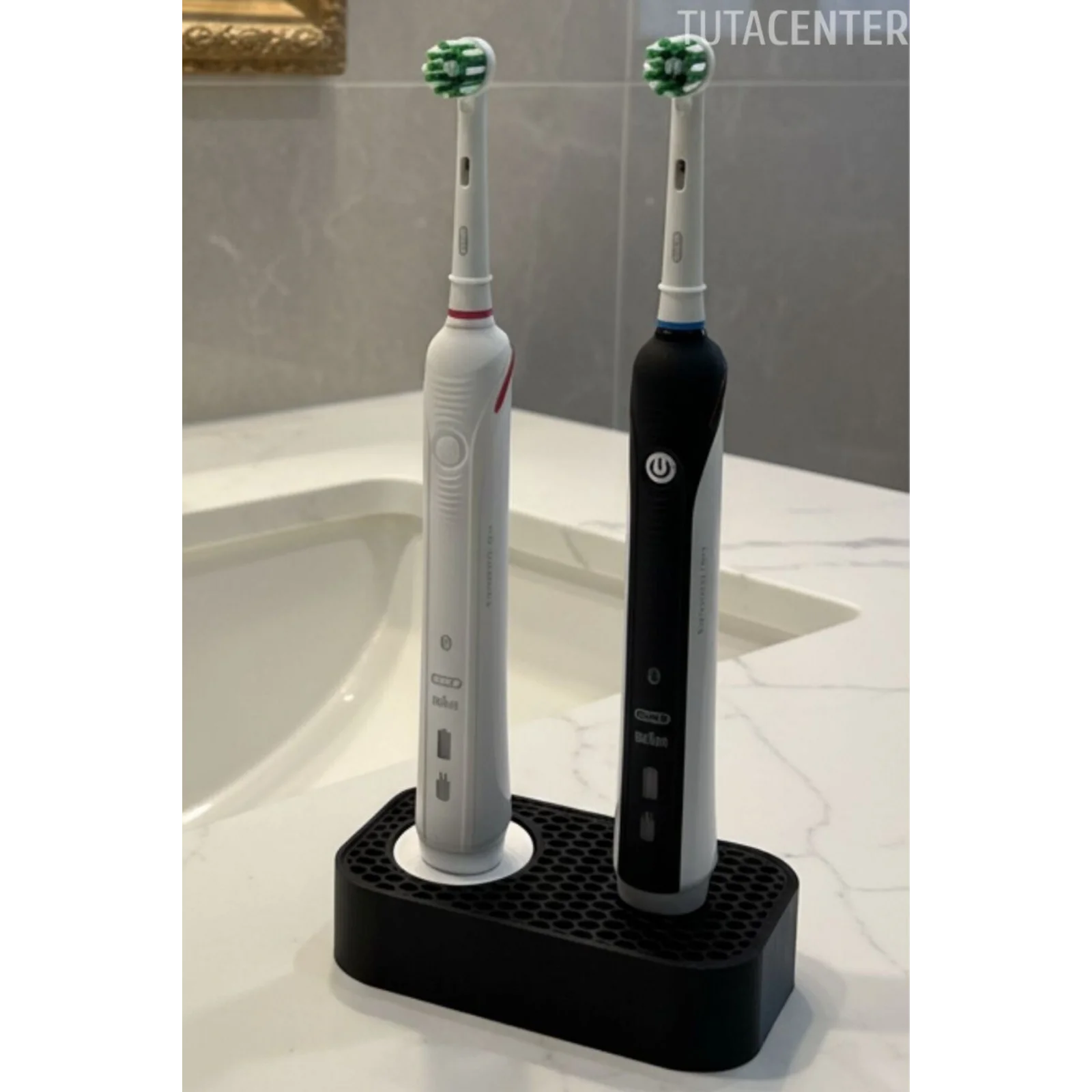 Şarjlı Diş Fırçası Standı ( 1 Yuva Sarj Aleti ) ( 1 Yuva Diş Fırçası ) - Modern ve Şık Diş Fırçalık