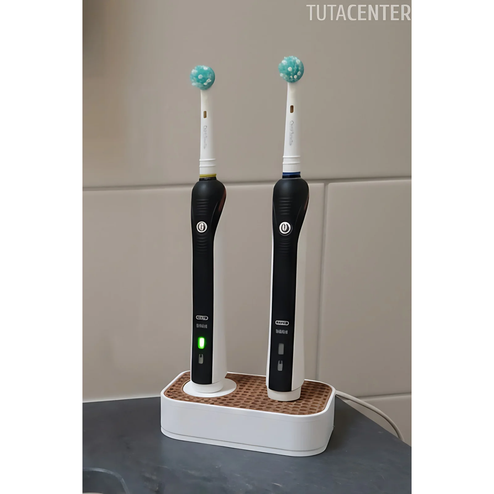 Şarjlı Diş Fırçası Standı ( 1 Yuva Sarj Aleti ) ( 1 Yuva Diş Fırçası ) - Modern ve Şık Diş Fırçalık