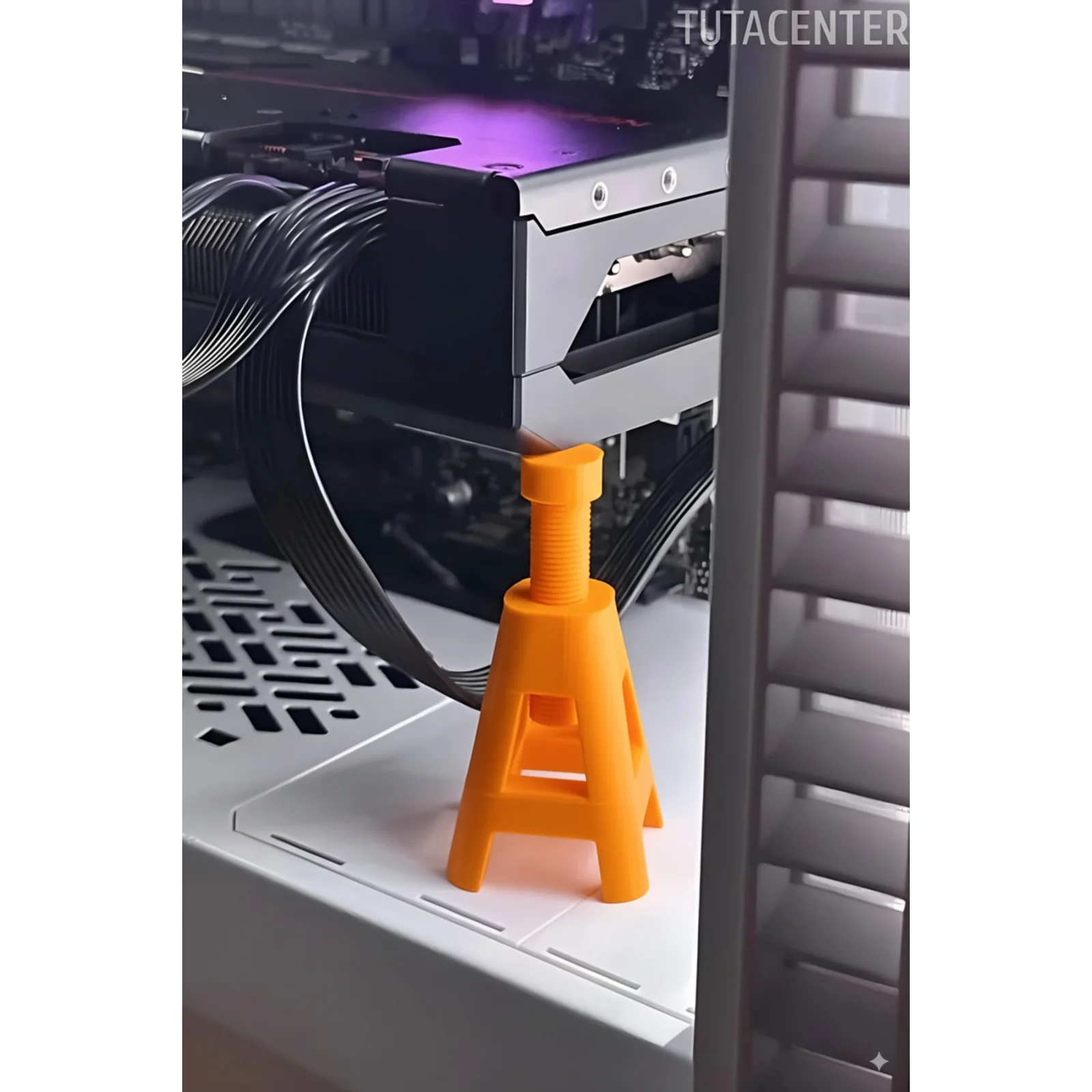 Ayarlanabilir Ekran Kartı Tutucu, Turuncu Ekran Kartı Destek Aparatı Ekran Kartı Destekleyici