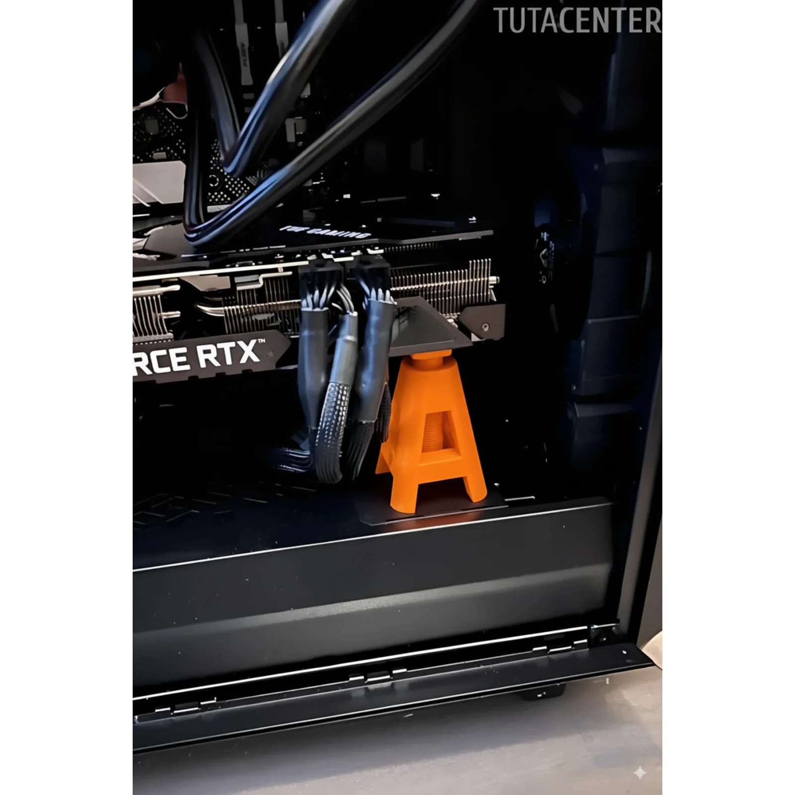 Ayarlanabilir Ekran Kartı Tutucu, Turuncu Ekran Kartı Destek Aparatı Ekran Kartı Destekleyici